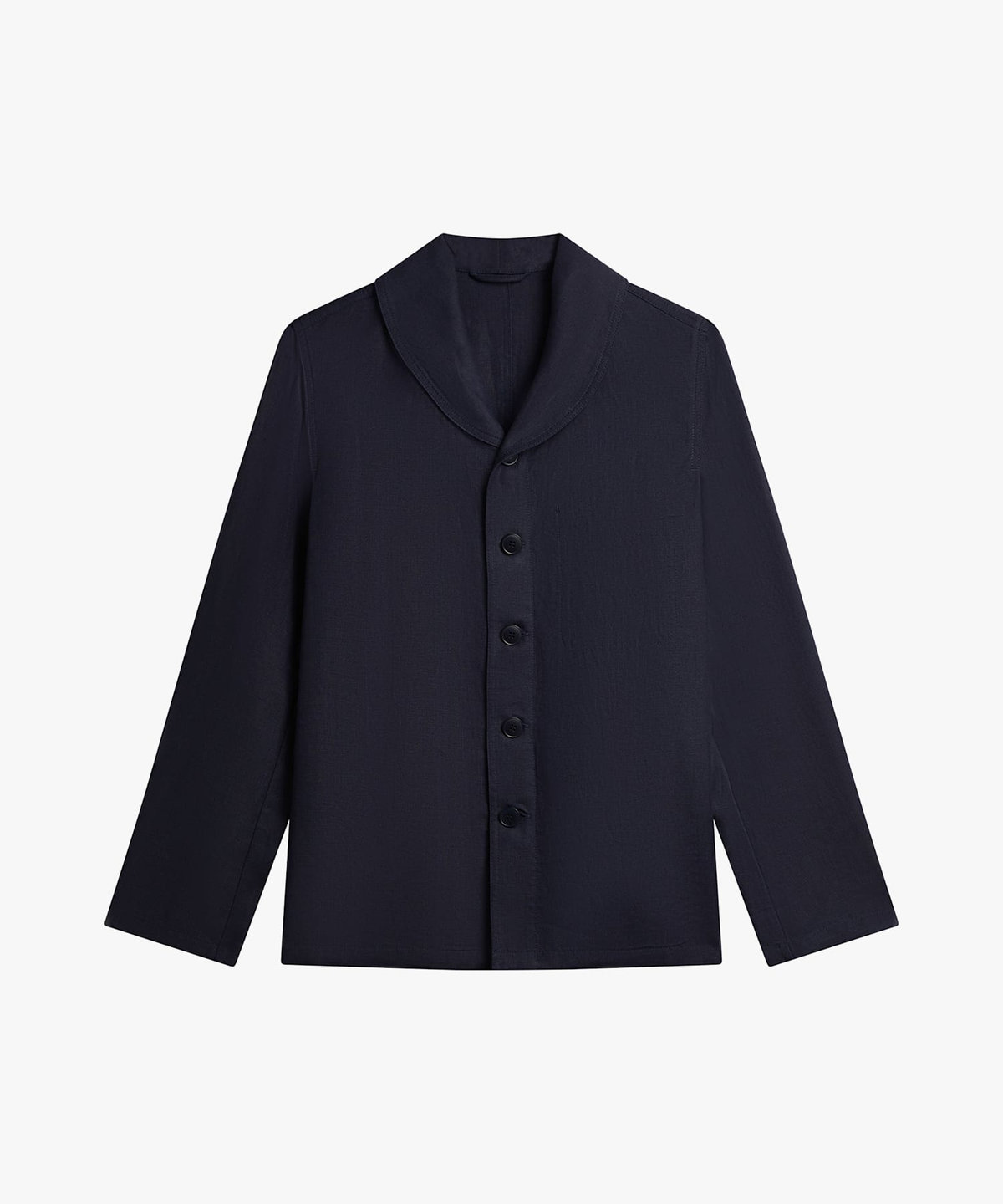 HOMME メンズ メンズ リネン ショールカラー ジャケット "Loritz" ブルー系その他