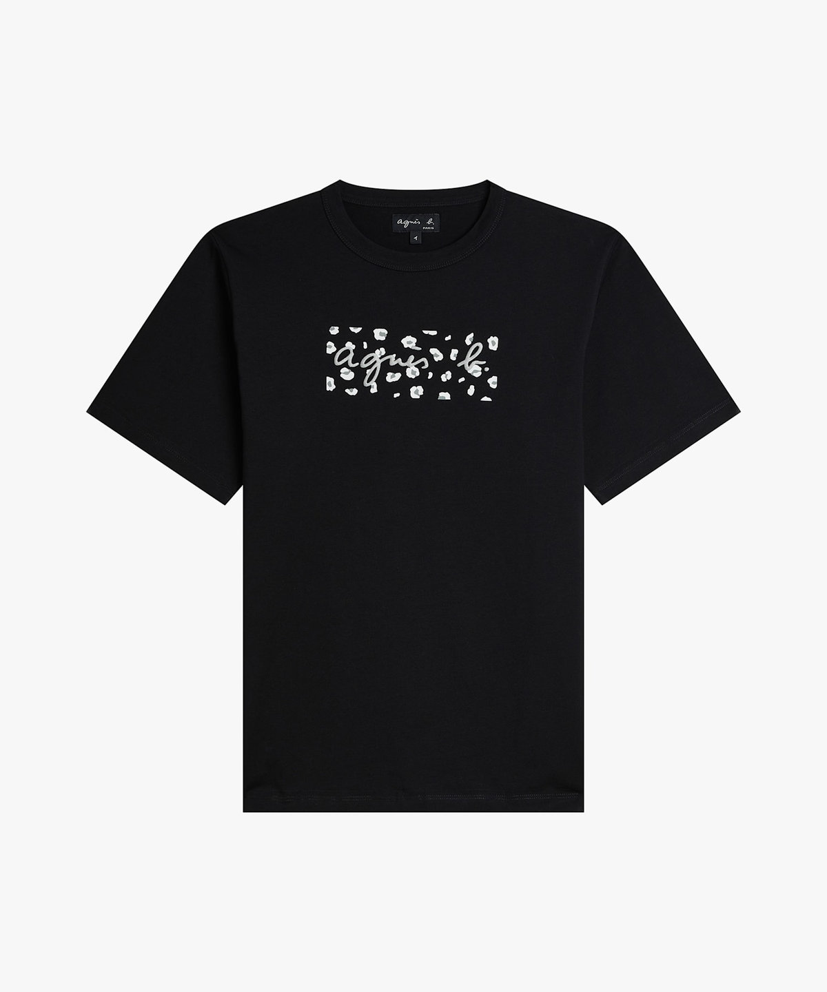 FEMME ウィメンズ ロゴ プリント オーガニックコットン 半袖 Tシャツ "b. Style" ブラック