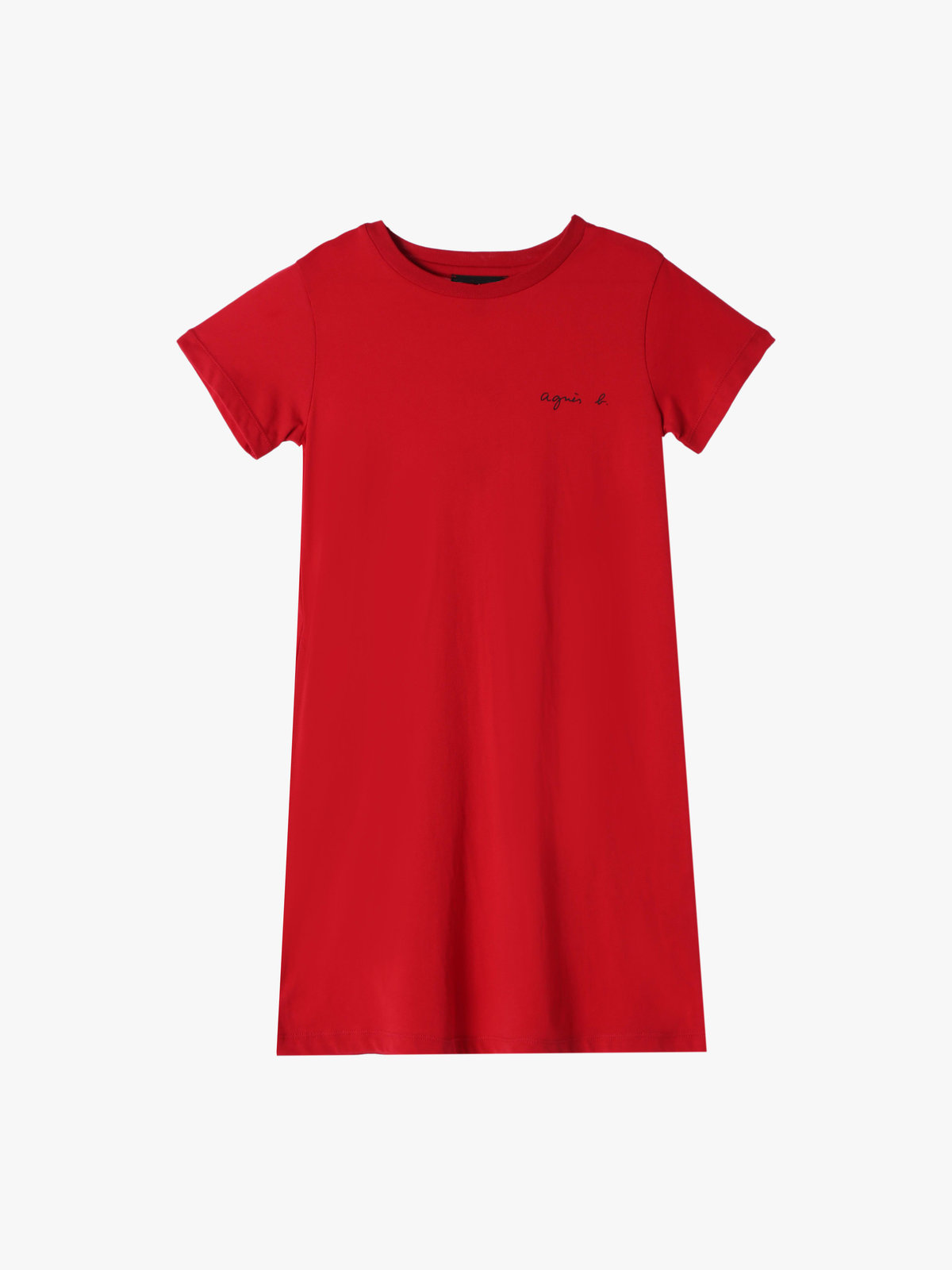 ENFANT ガールズ 【Outlet】S179 E ROBE キッズ ロゴワンピース レッド