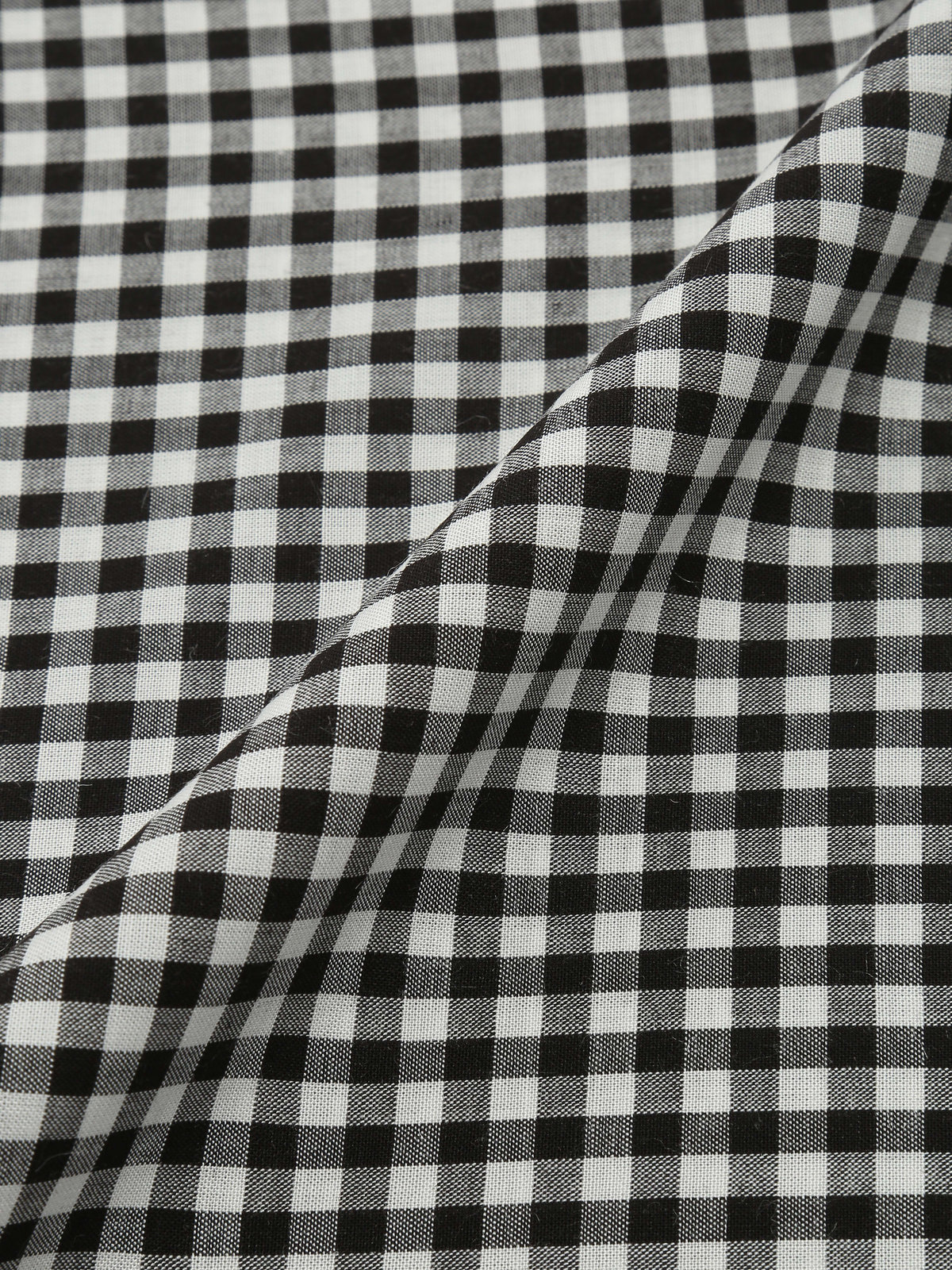 To b. by agnès b. ヴィシーチェック スカーフ ブラック