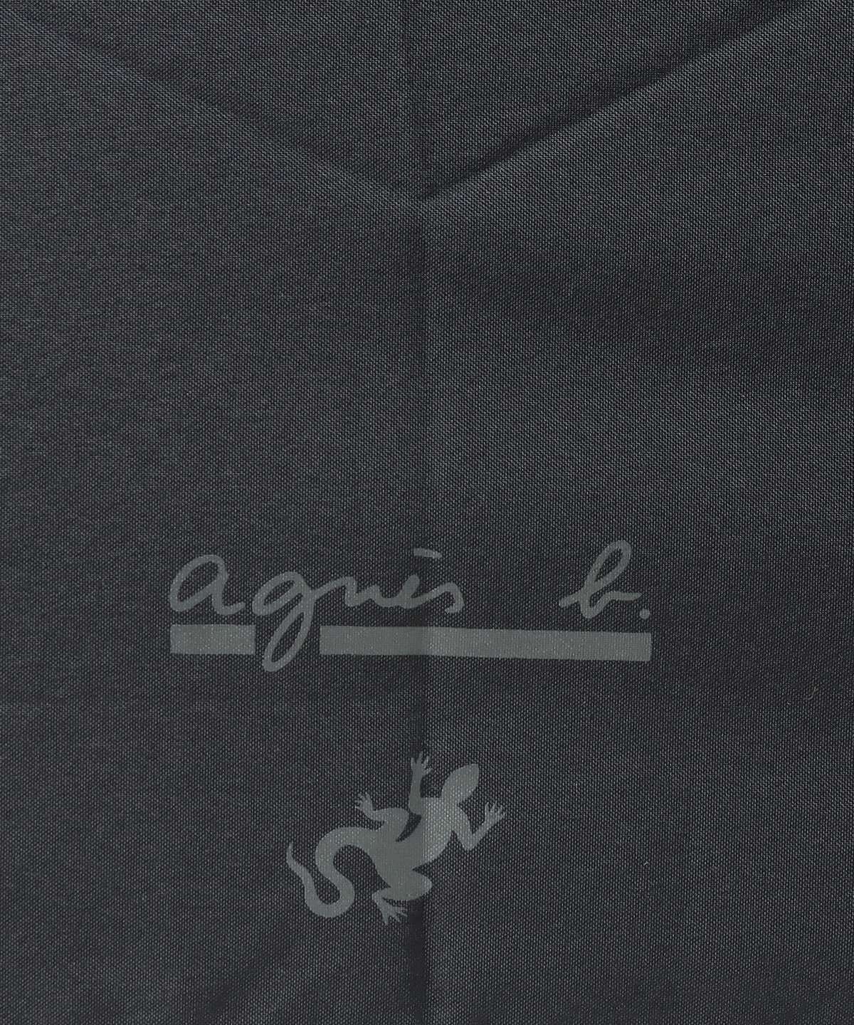 HOMME メンズ AB01 PARAPLUIE ロゴ折り畳み傘 ブラック