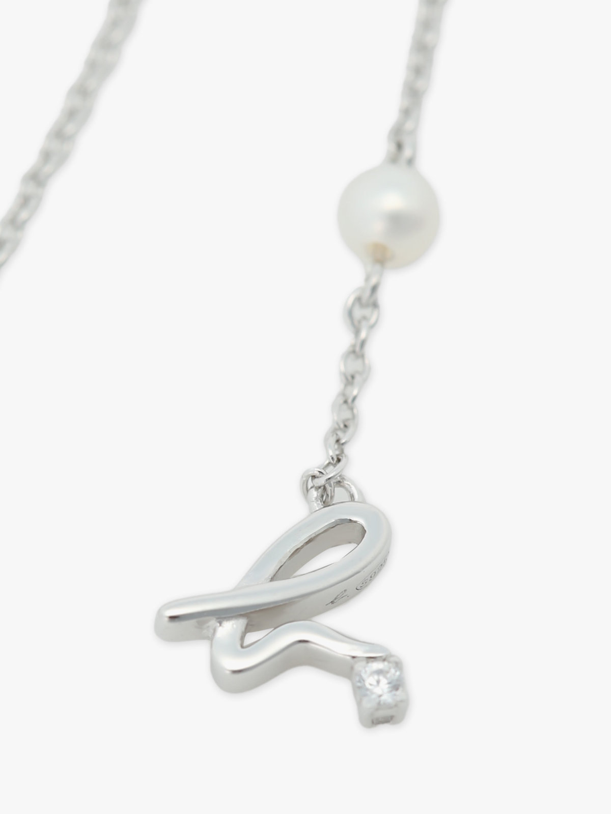 FEMME ウィメンズ 【Outlet】H925 "b." ロゴ ピアス "Iconic - thin and tiny" シルバー