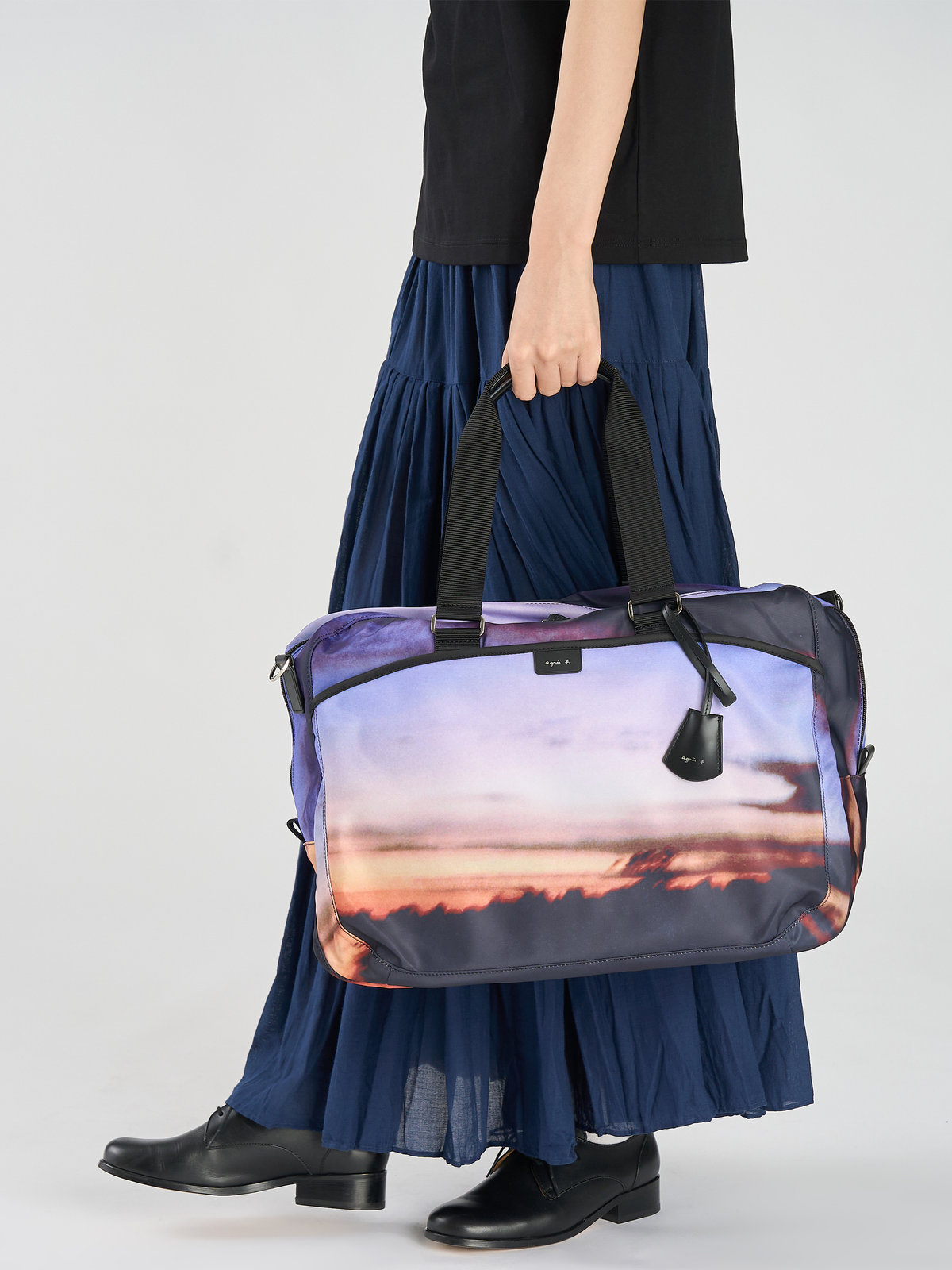 VOYAGE ウィメンズ バッグ＆ウォレット フォトプリント ナイロン 2way ラージ ボストンバッグ "My bag" RAT01R-01 パープル系その他