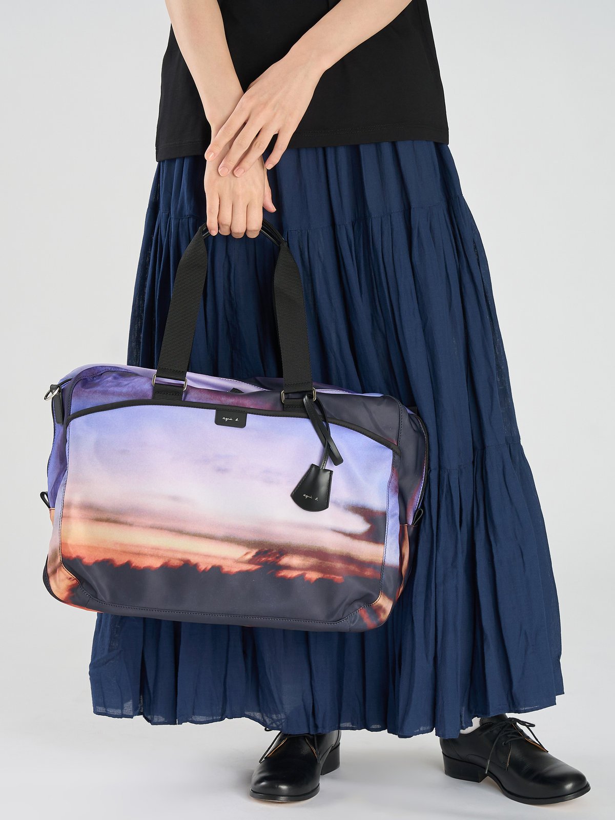VOYAGE ウィメンズ バッグ＆ウォレット フォトプリント ナイロン 2way ラージ ボストンバッグ "My bag" RAT01R-01 パープル系その他