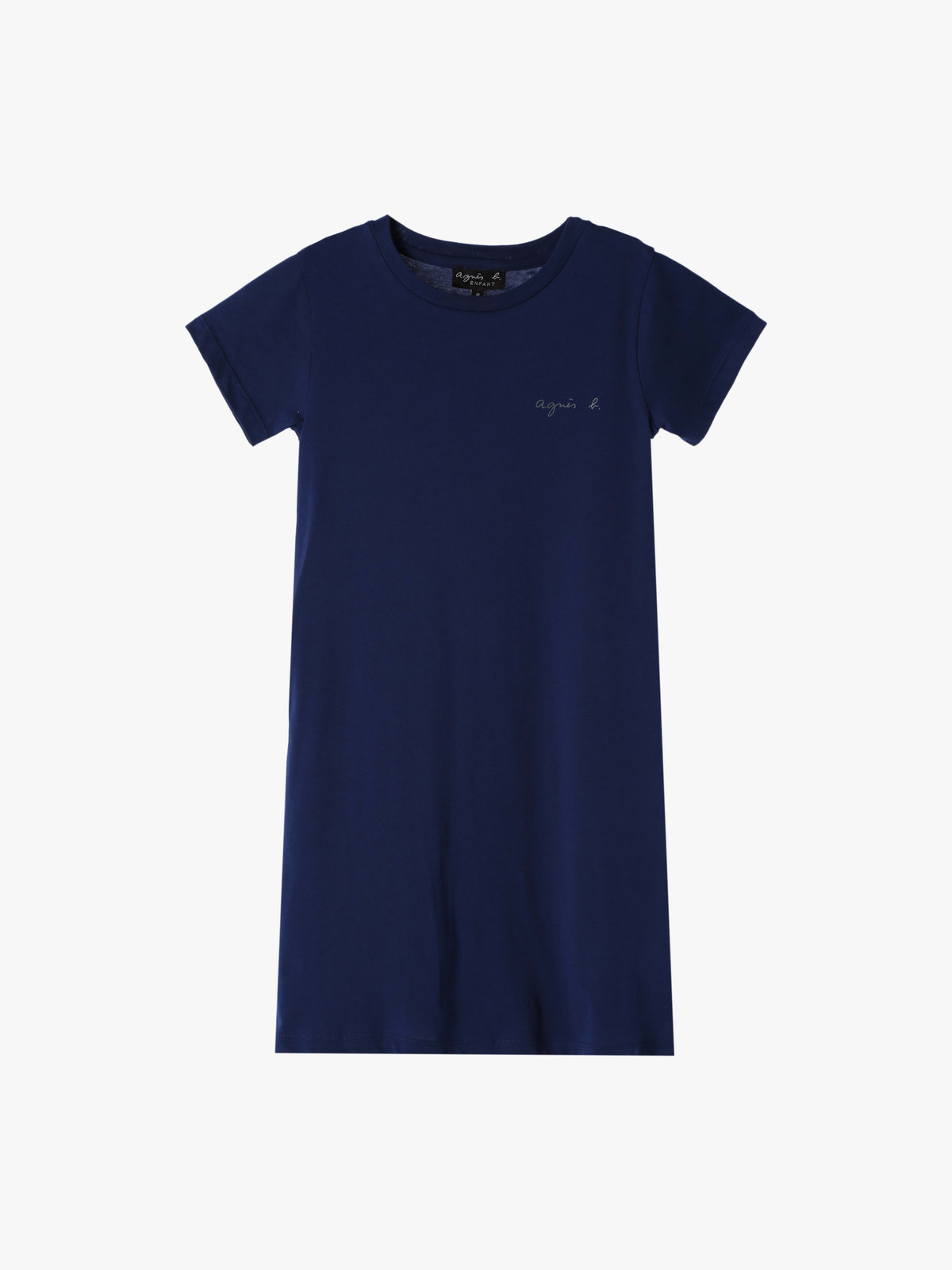 ENFANT ガールズ 【Outlet】S179 E ROBE キッズ ロゴワンピース ネイビー