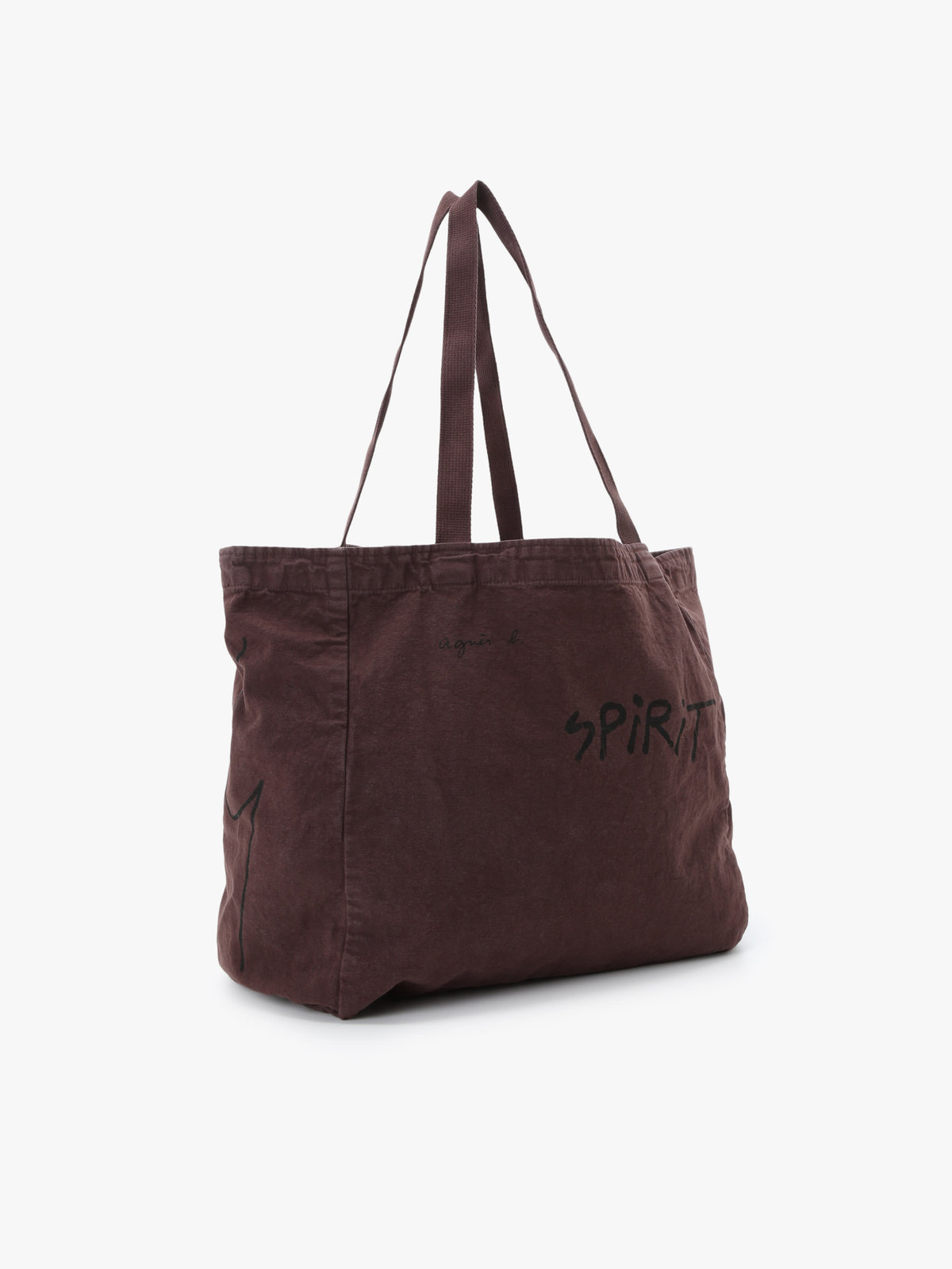 FEMME ウィメンズ キャンバス トートバッグ ”Grand Cabas Spirit” グレー