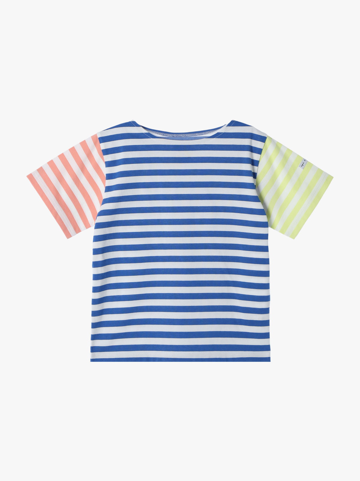 ENFANT ユニセックス 【Outlet】agnes b. x HELLY HANSEN ショートスリーブマリンボーダーティー(キッズ) ブルー系その他