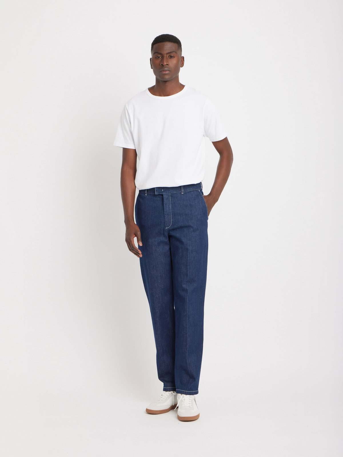 HOMME メンズ メンズ パンツ ネイビー