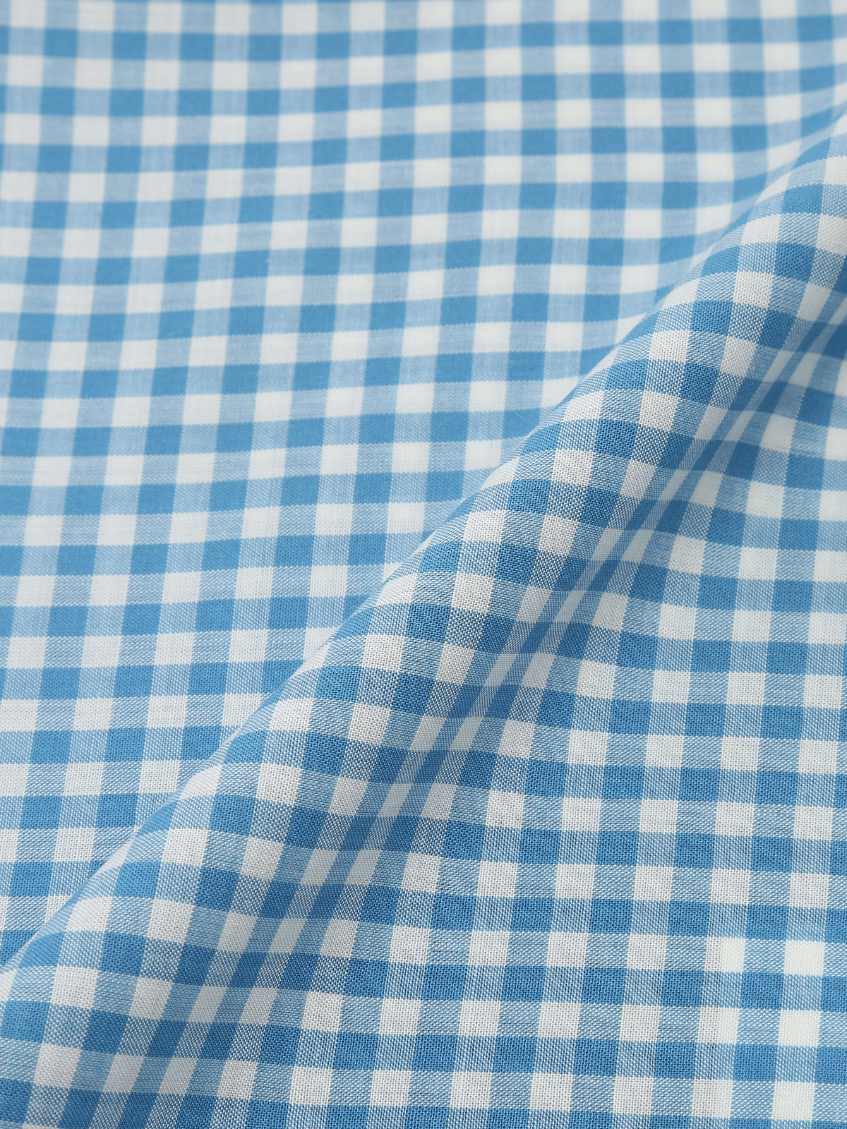 To b. by agnès b. ヴィシーチェック スカーフ ライトブルー