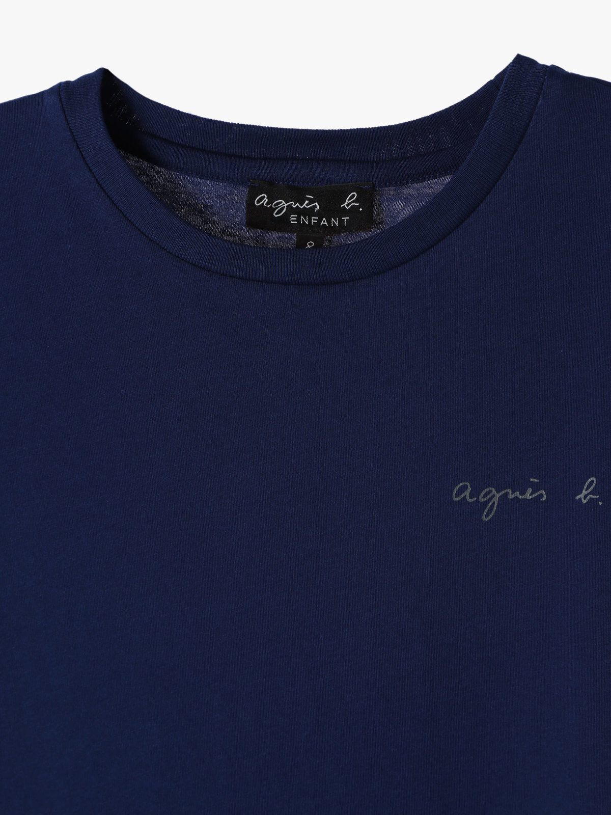 ENFANT ガールズ 【Outlet】S179 E ROBE キッズ ロゴワンピース ネイビー