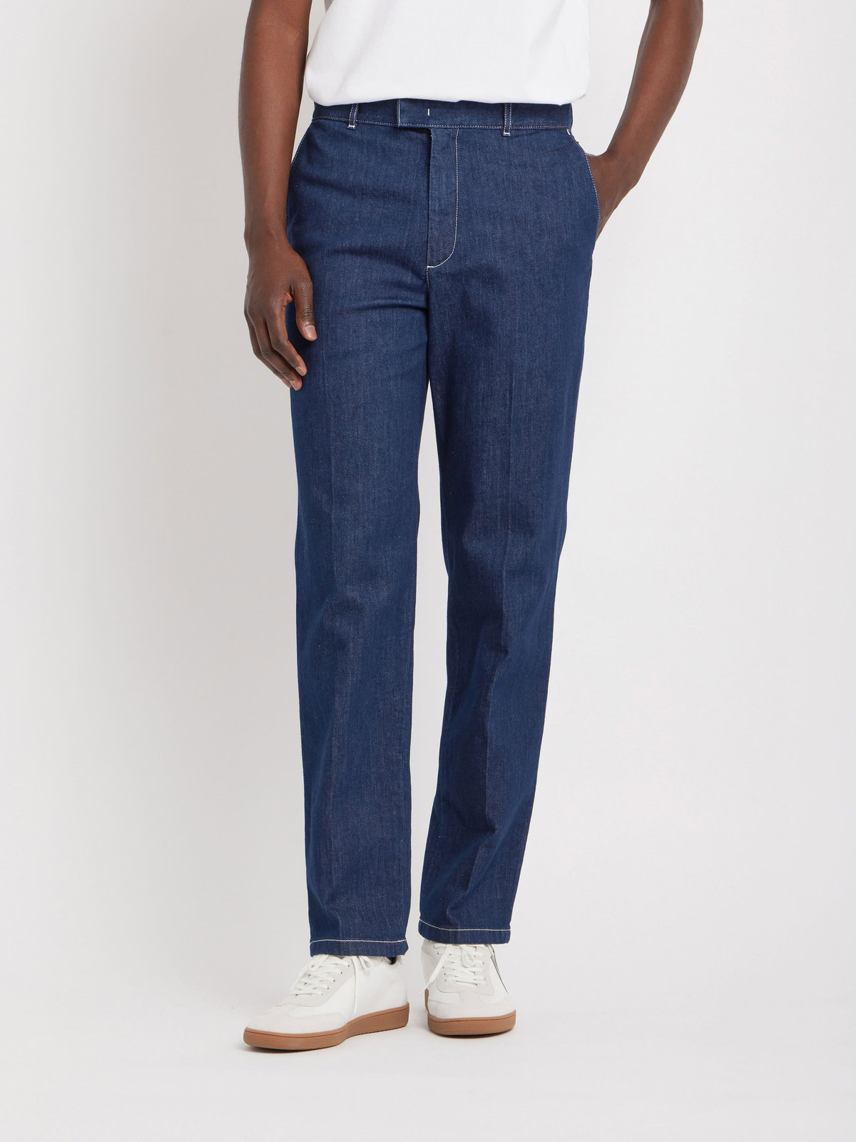 HOMME メンズ メンズ パンツ ネイビー