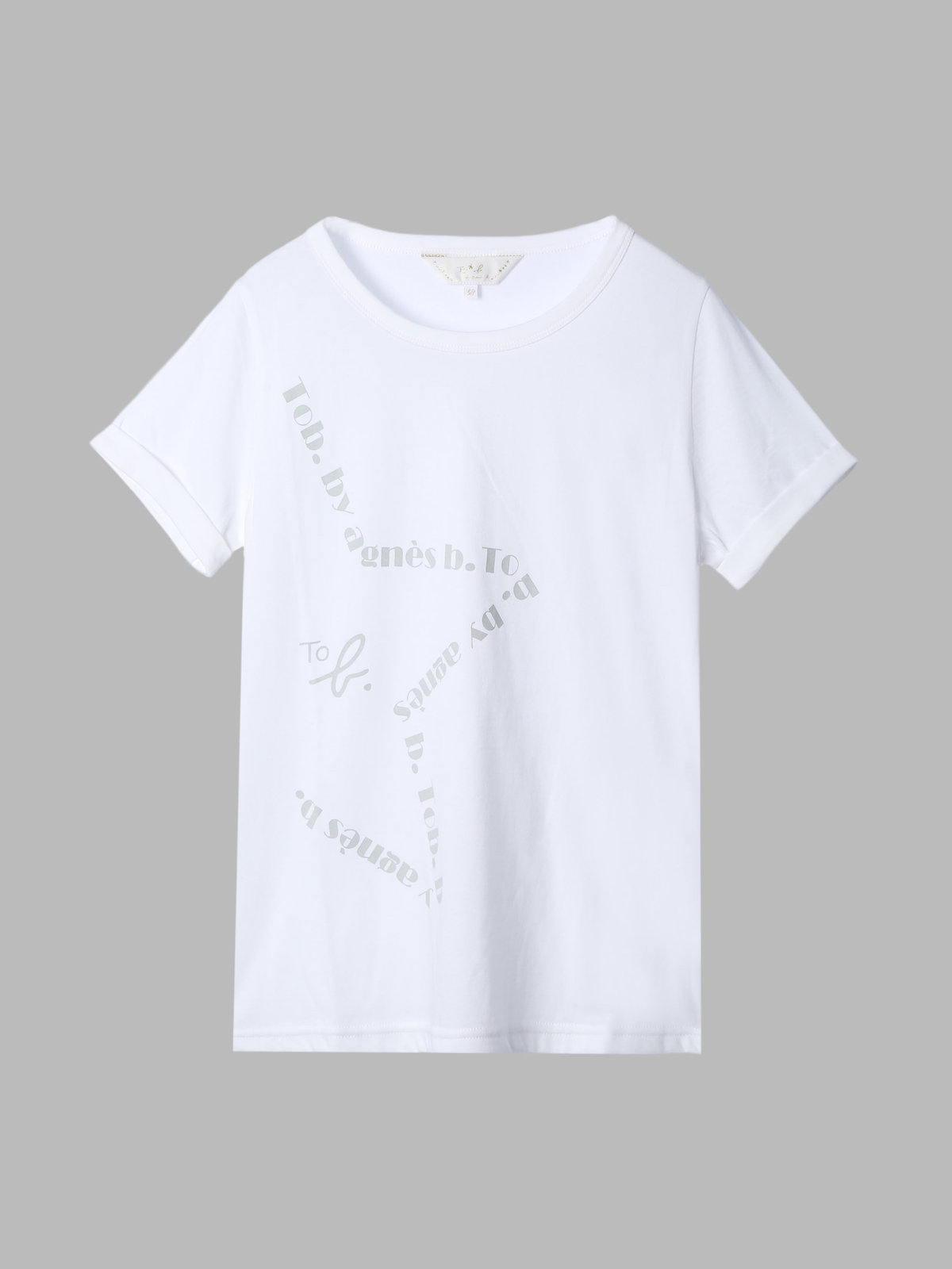 To b. by agnès b. 【Outlet】TO B. スターTシャツ ホワイト