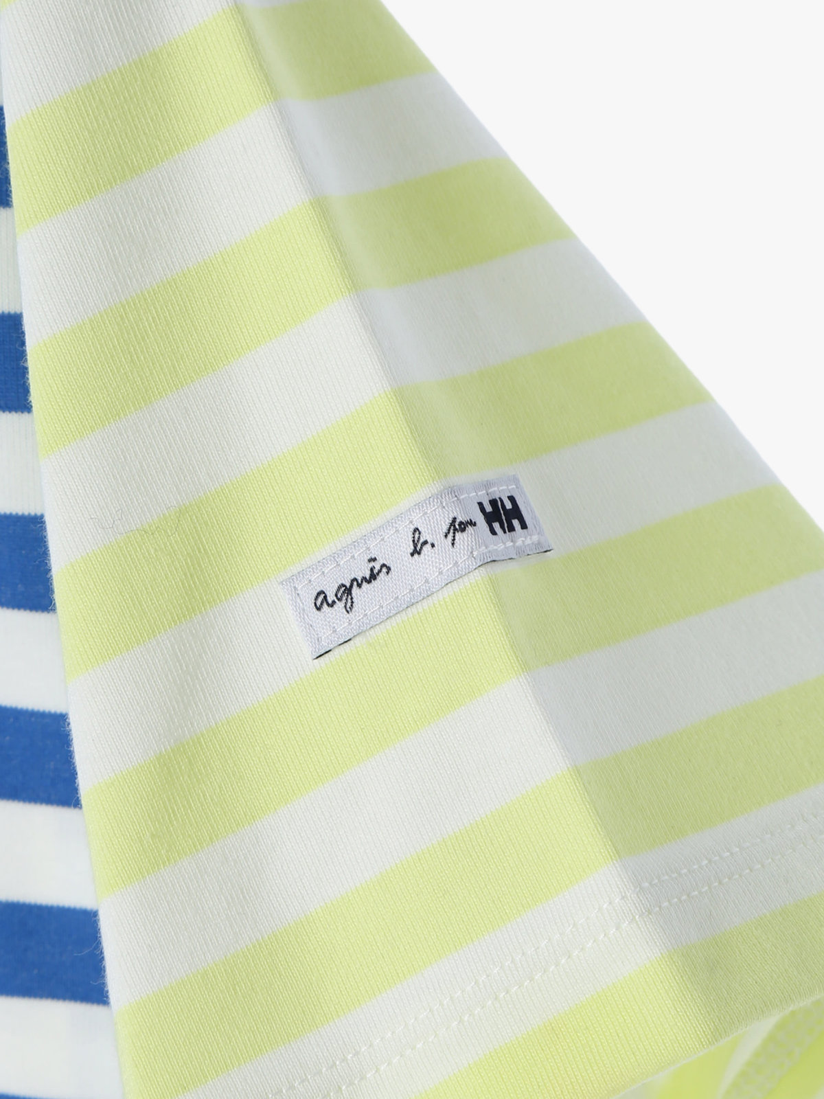 ENFANT ユニセックス 【Outlet】agnes b. x HELLY HANSEN ショートスリーブマリンボーダーティー(キッズ) ブルー系その他