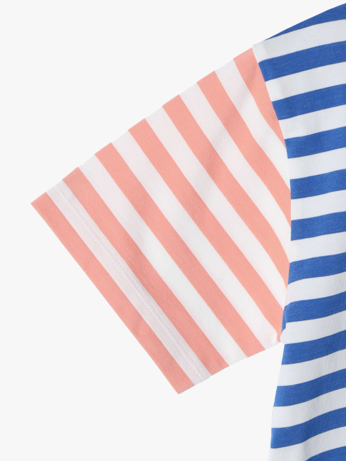 ENFANT ユニセックス 【Outlet】agnes b. x HELLY HANSEN ショートスリーブマリンボーダーティー(キッズ) ブルー系その他