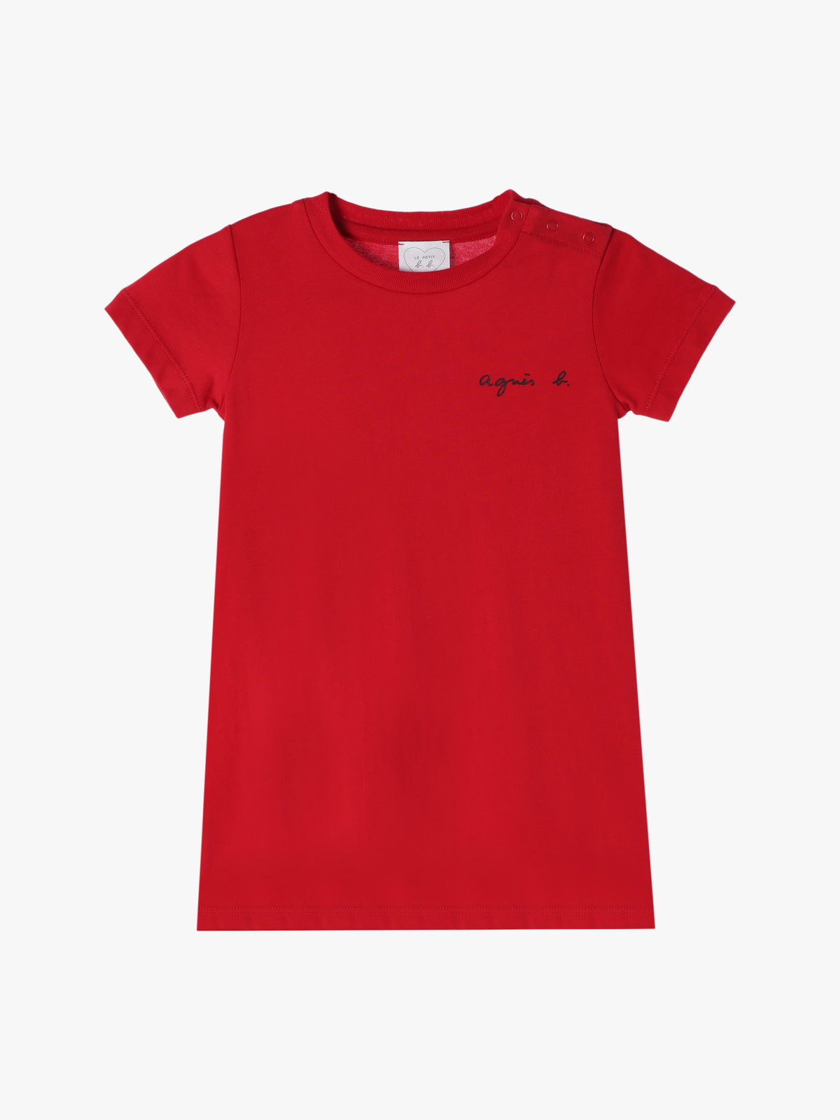 ENFANT ベビー 【Outlet】S179 L ROBE ベビー ロゴワンピース レッド