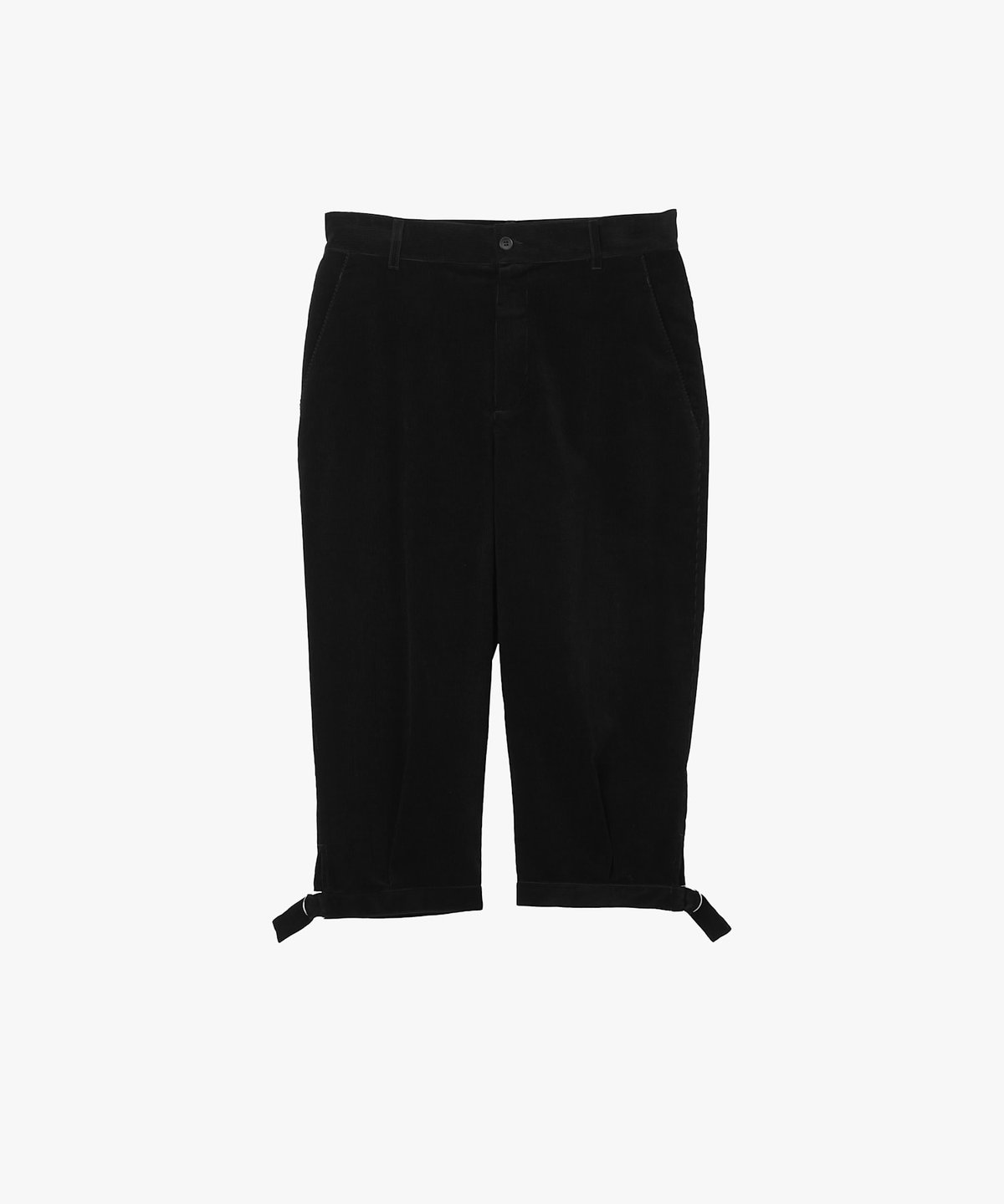 FEMME ウィメンズ コットン クロップド パンツ "Ketty" ブラック