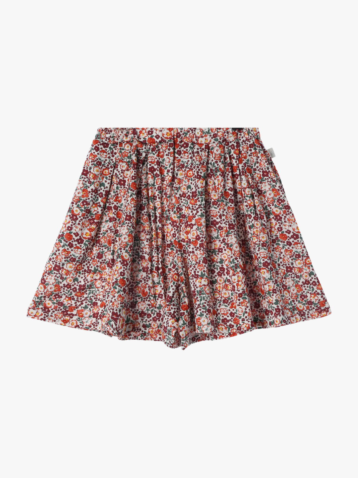 ENFANT ガールズ 【Outlet】キッズ フラワープリント コットン フレア キュロット レッド系その他