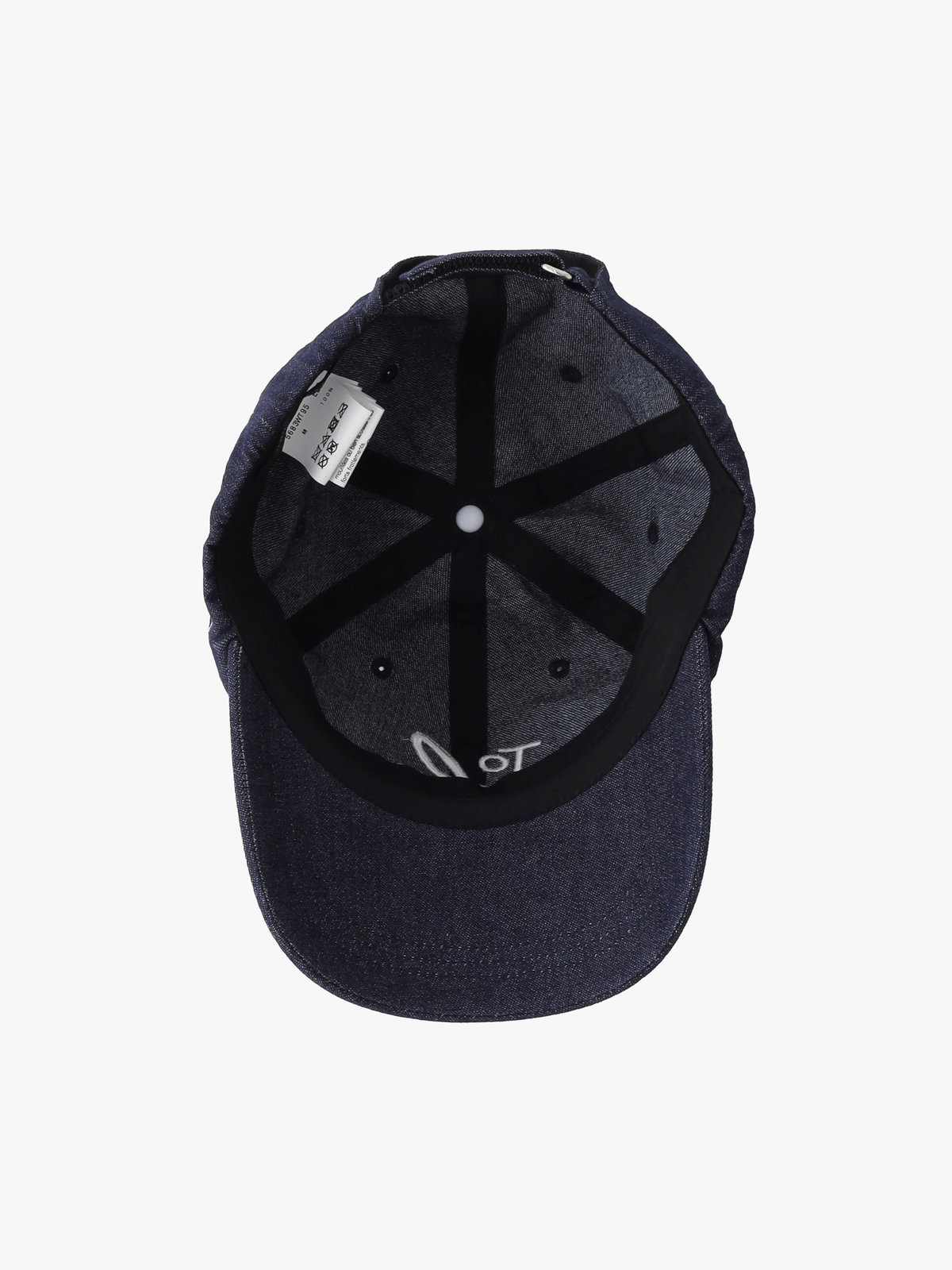 To b. by agnès b. ロゴ刺繍 キャップ ネイビー