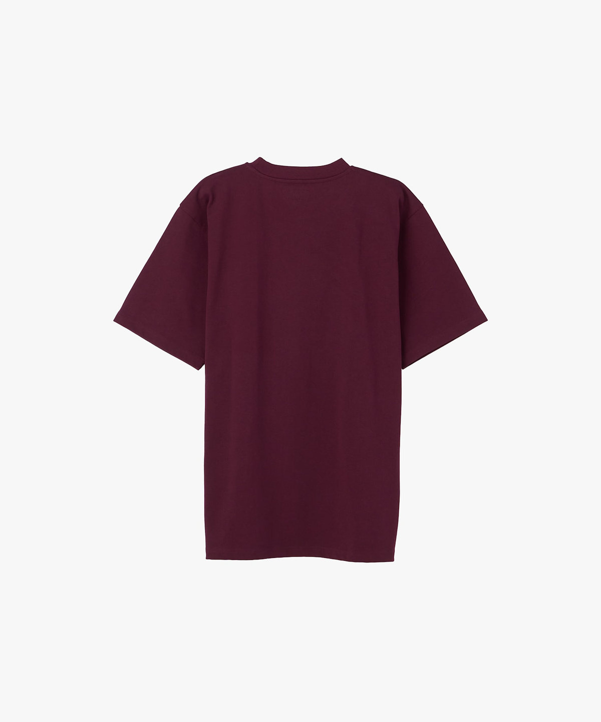 HOMME メンズ メンズ "b."刺繍 半袖 Tシャツ ボルドー