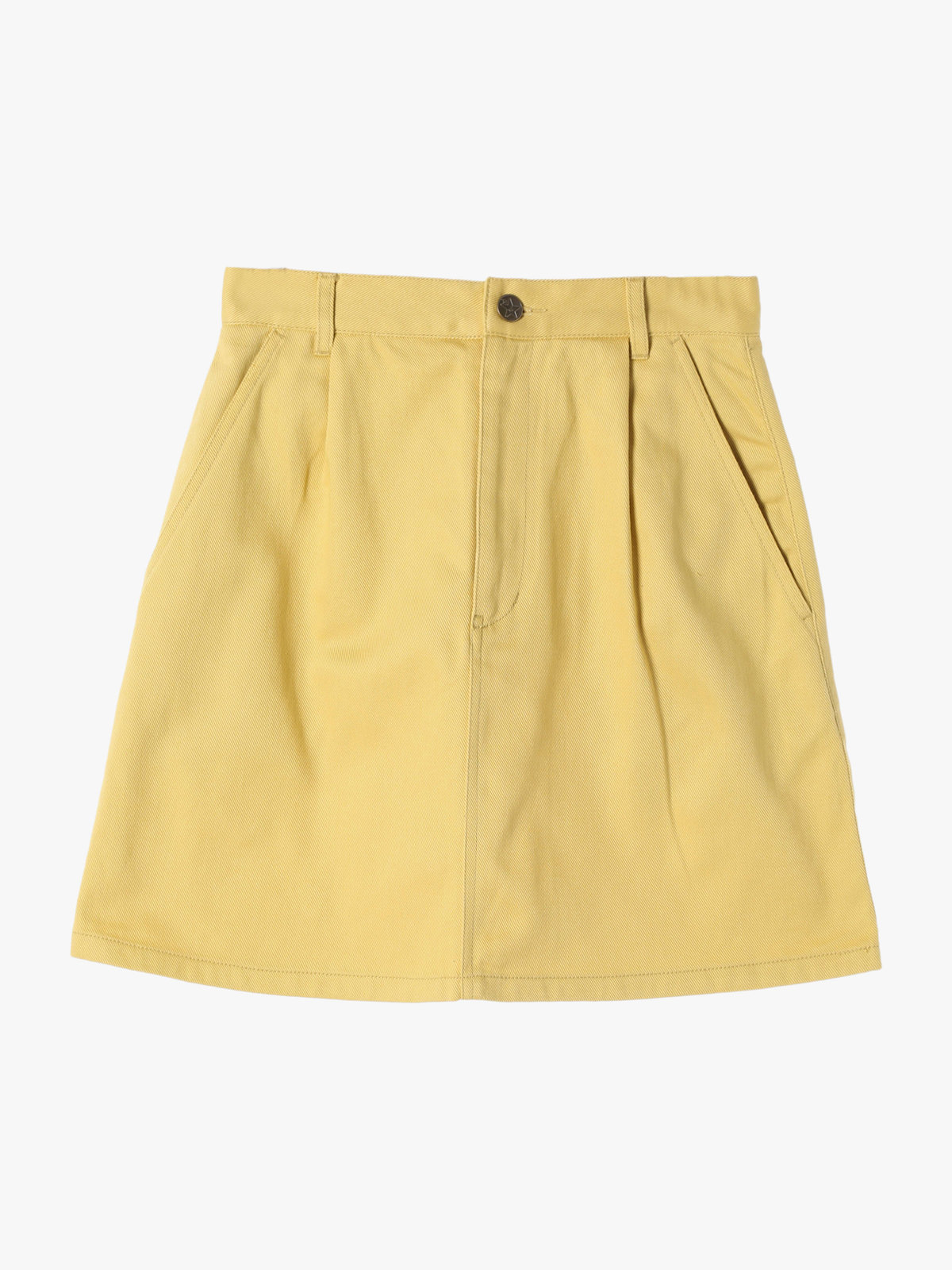 To b. by agnès b. 【Outlet】コットンツイルミニスカート イエロー