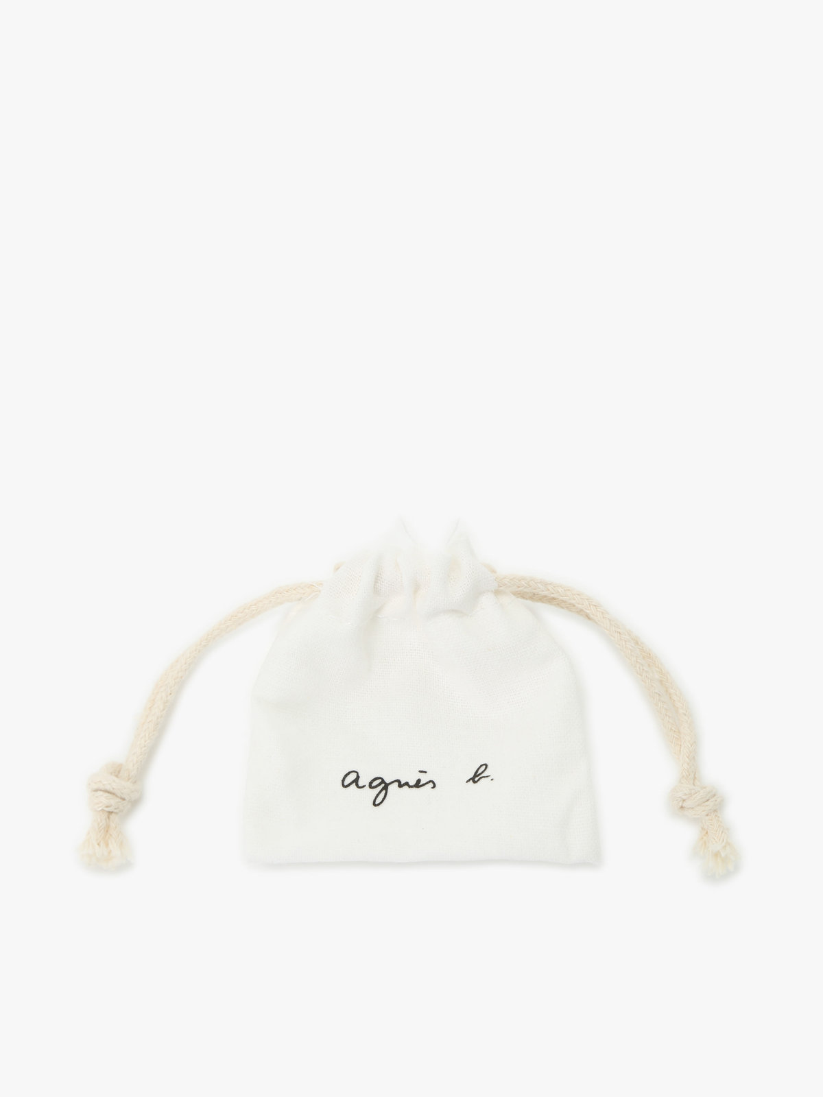 FEMME ウィメンズ 【Outlet】H925 "b." ロゴ パール ピアス "Iconic - thin and tiny" シルバー