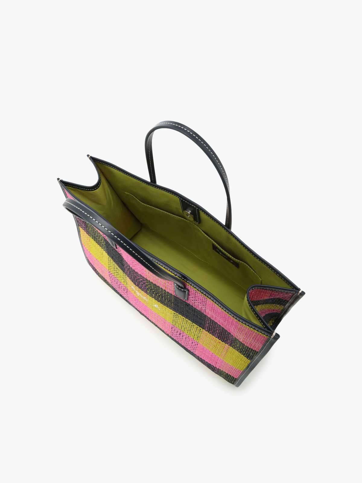 VOYAGE ウィメンズ バッグ＆ウォレット ラフィア ミディアム トートバッグ WAX35-02 ネイビー