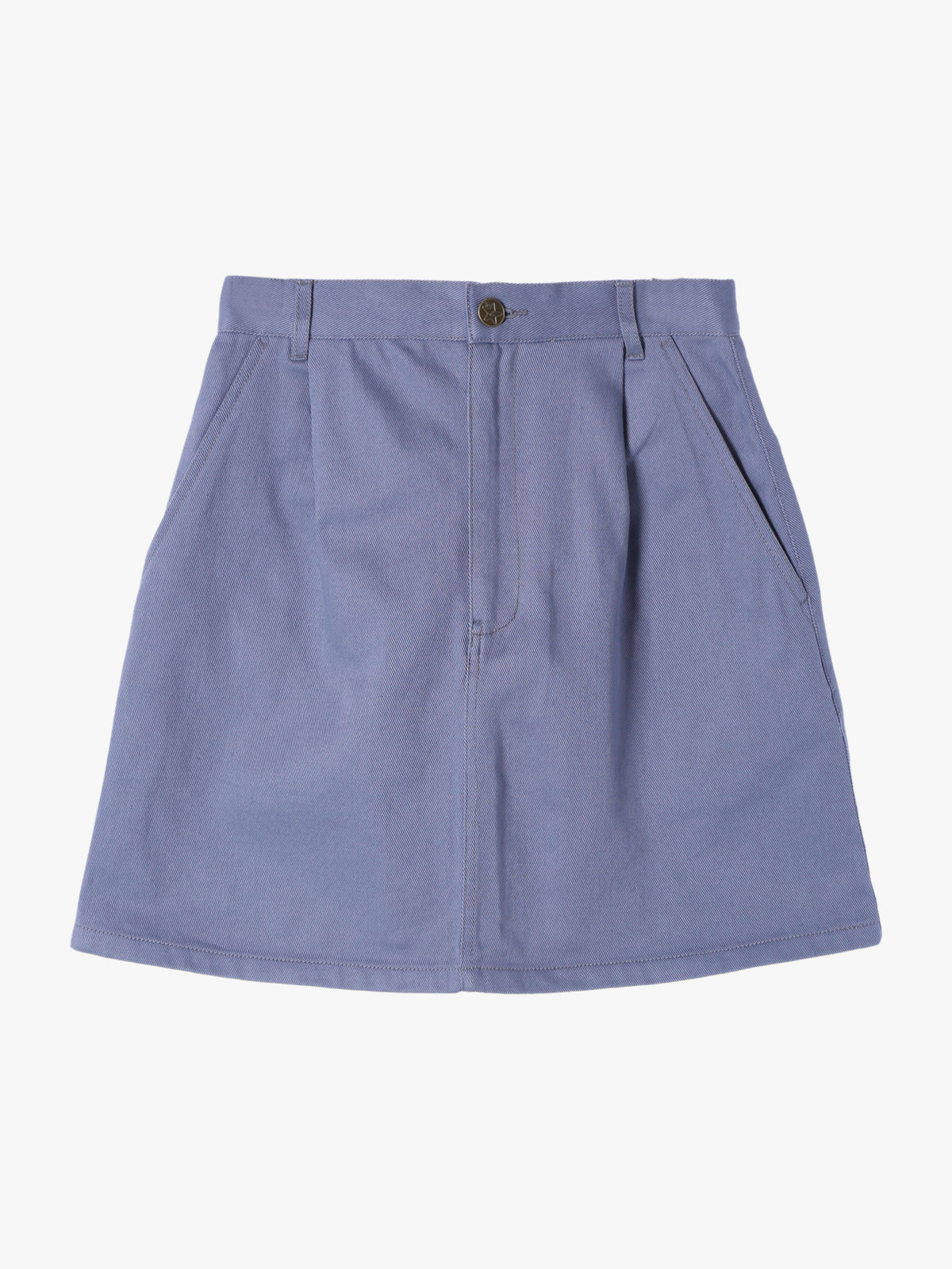 To b. by agnès b. 【Outlet】コットンツイルミニスカート ブルー