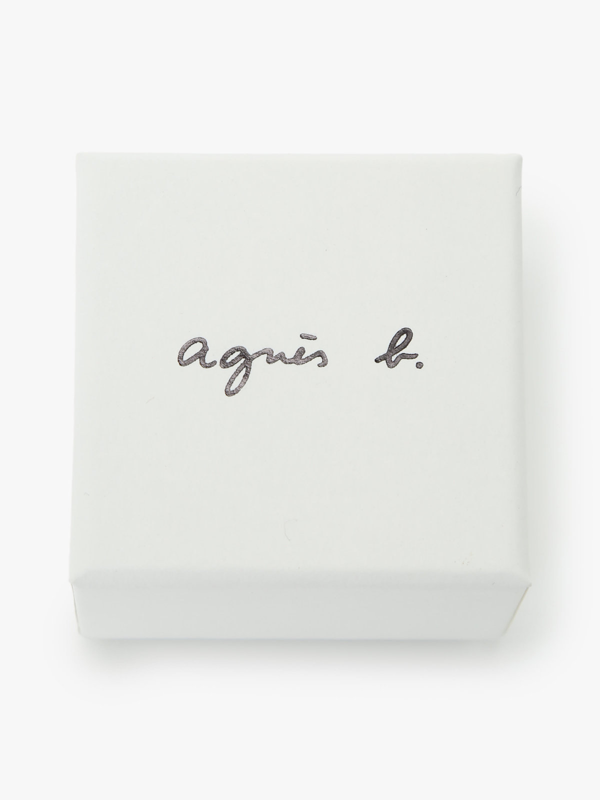 FEMME ウィメンズ 【Outlet】H925 "b." ロゴ パール ピアス "Iconic - thin and tiny" シルバー