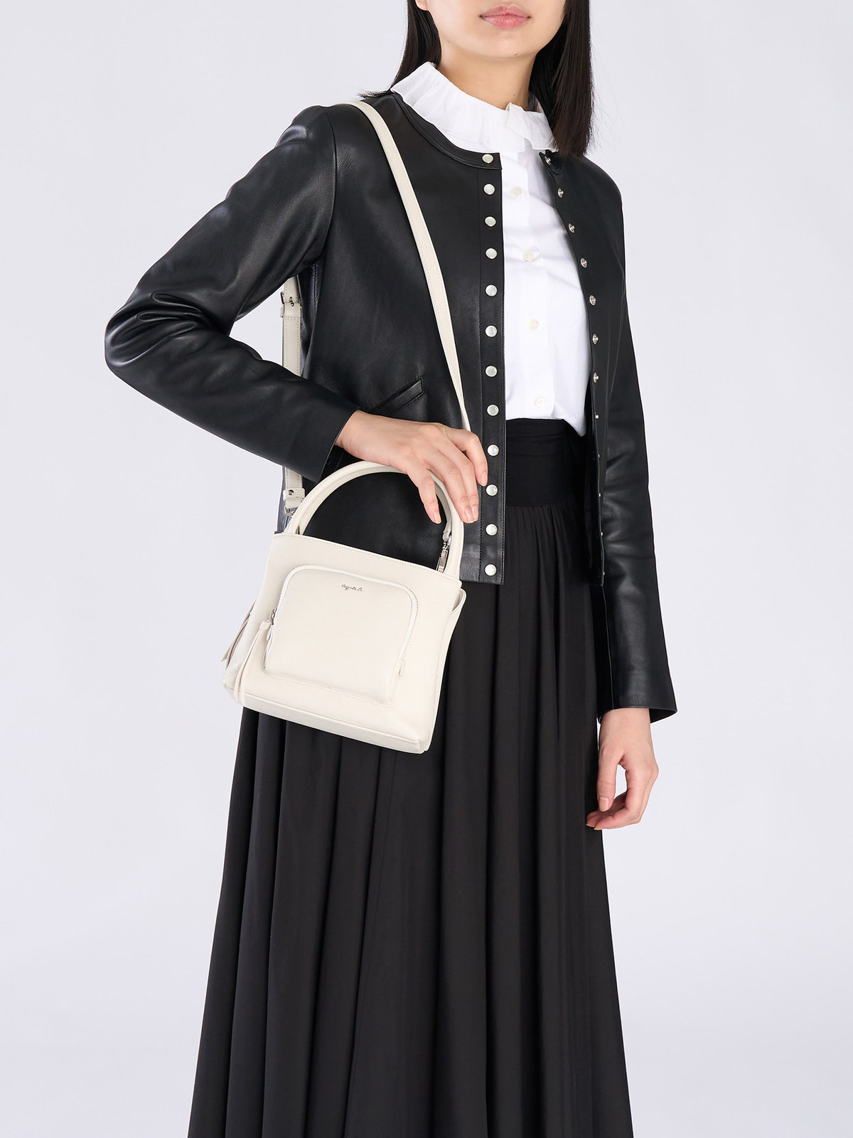 VOYAGE ウィメンズ バッグ＆ウォレット レザー 2way トートバッグ "Angele" ABS13ー01 ホワイト系その他