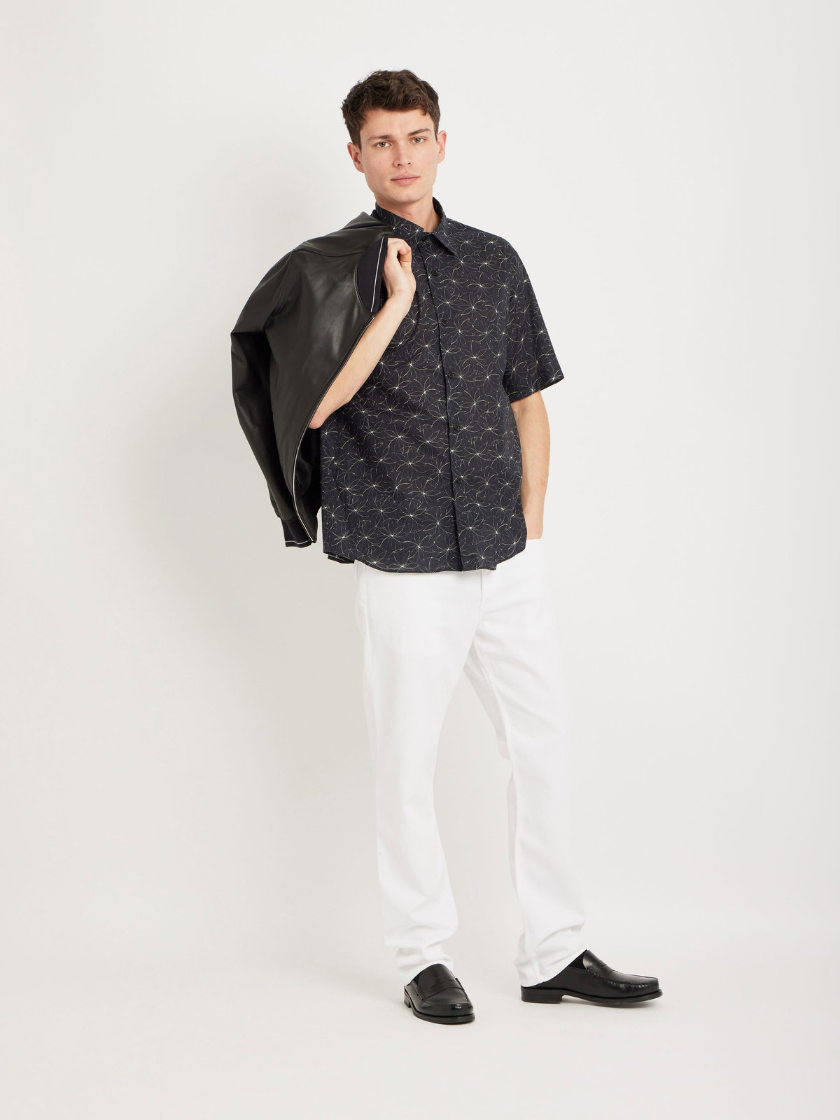 HOMME メンズ IDR1 CHEMISE シャツ ブラック