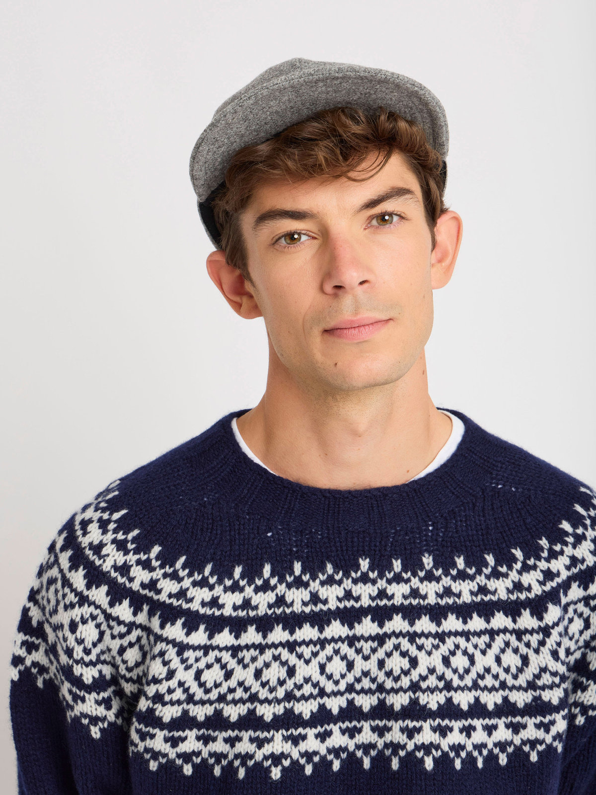 HOMME メンズ 【Outlet】メンズ ウール キャップ "Elyes" グレー