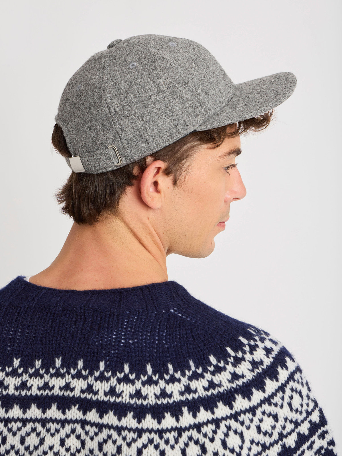 HOMME メンズ 【Outlet】メンズ ウール キャップ "Elyes" グレー