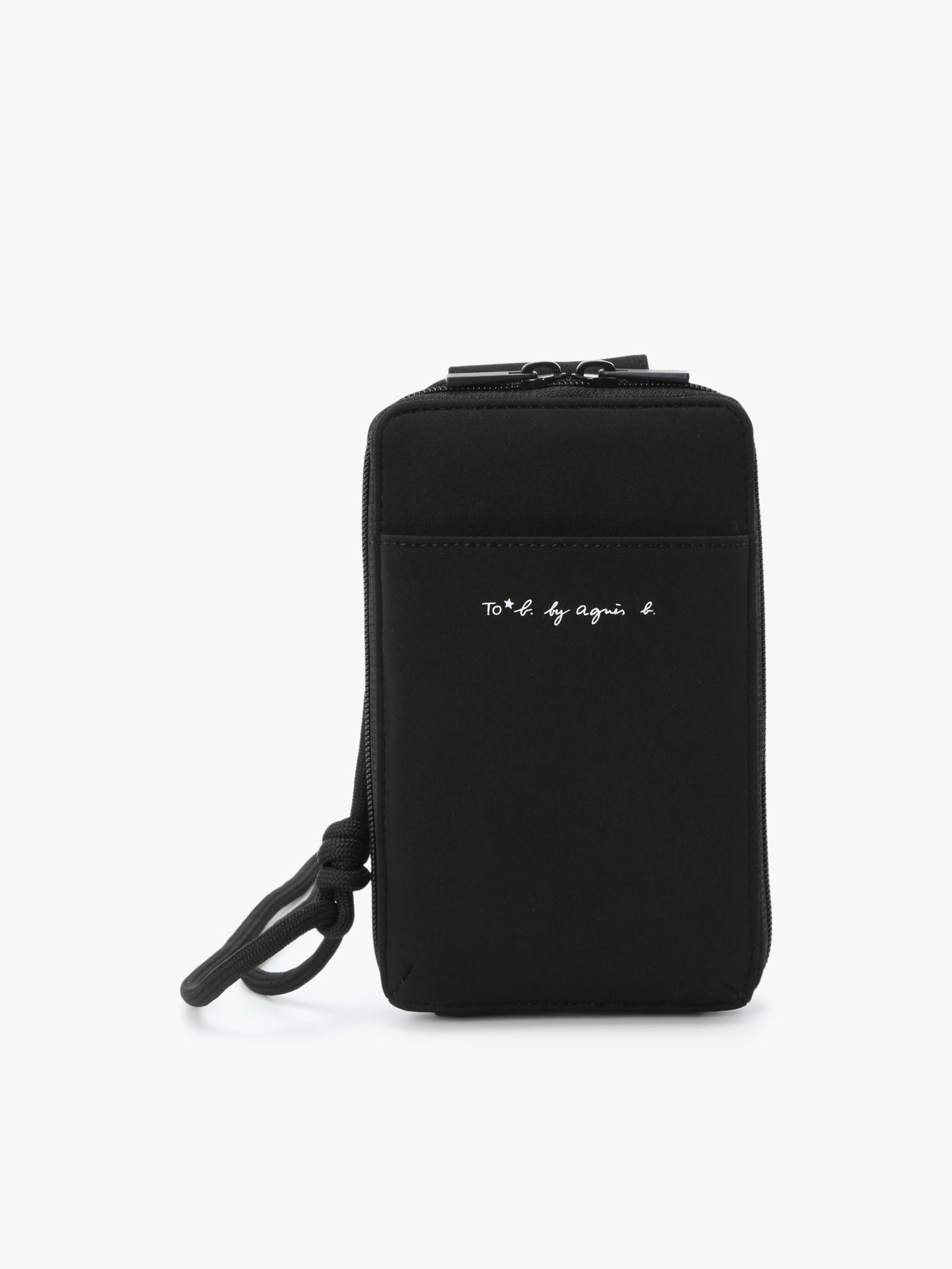 To b. by agnès b. ロゴ マルチポシェット ブラック