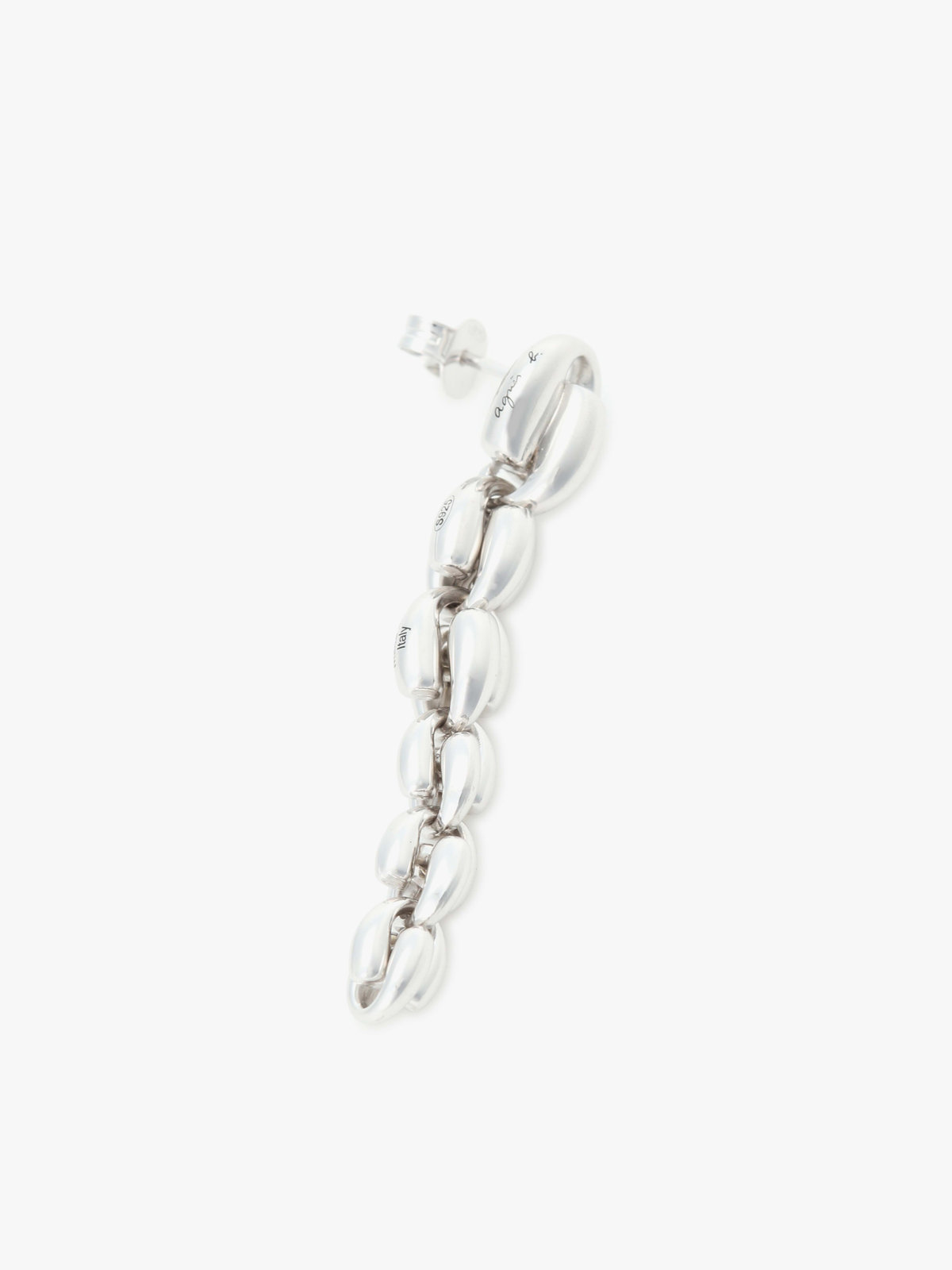 FEMME ウィメンズ 【Outlet】チェーン ピアス "Iconic - Hollow Silver Chain" シルバー