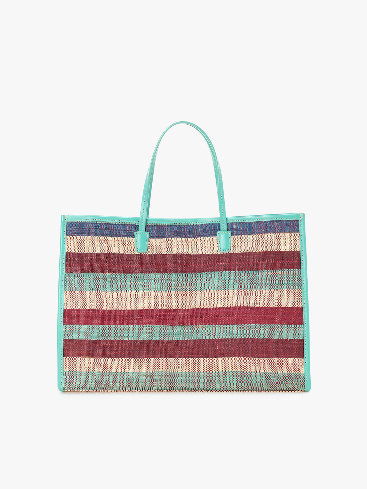 VOYAGE ウィメンズ バッグ＆ウォレット ラフィア ミディアム トートバッグ WAX35-02 グリーン