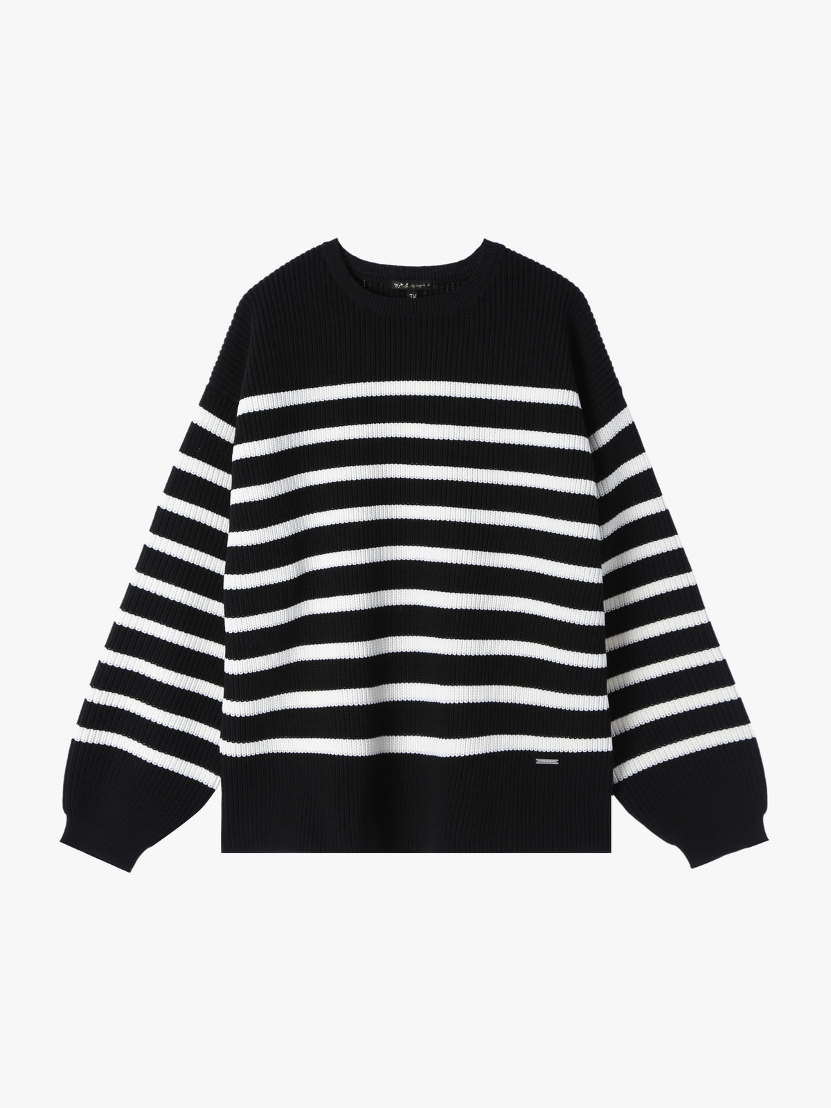 To b. by agnès b. 【Outlet】スポンジニットプルオーバー ブラック系その他