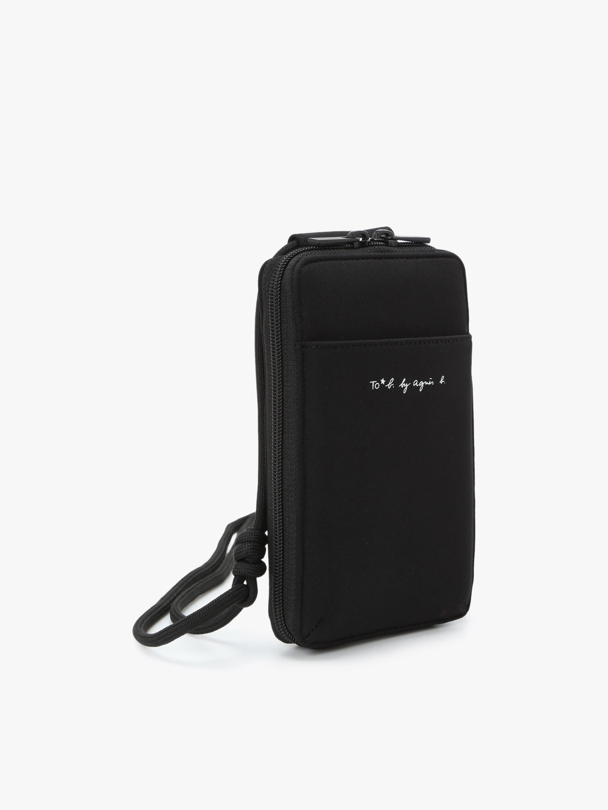 To b. by agnès b. ロゴ マルチポシェット ブラック