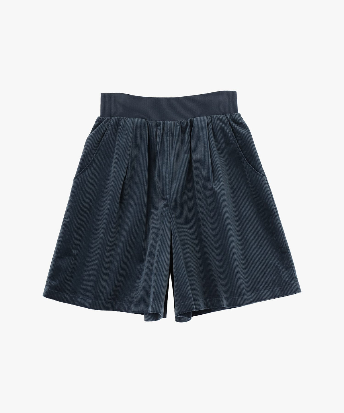 To b. by agnès b. コットン コーデュロイ キュロット ネイビー