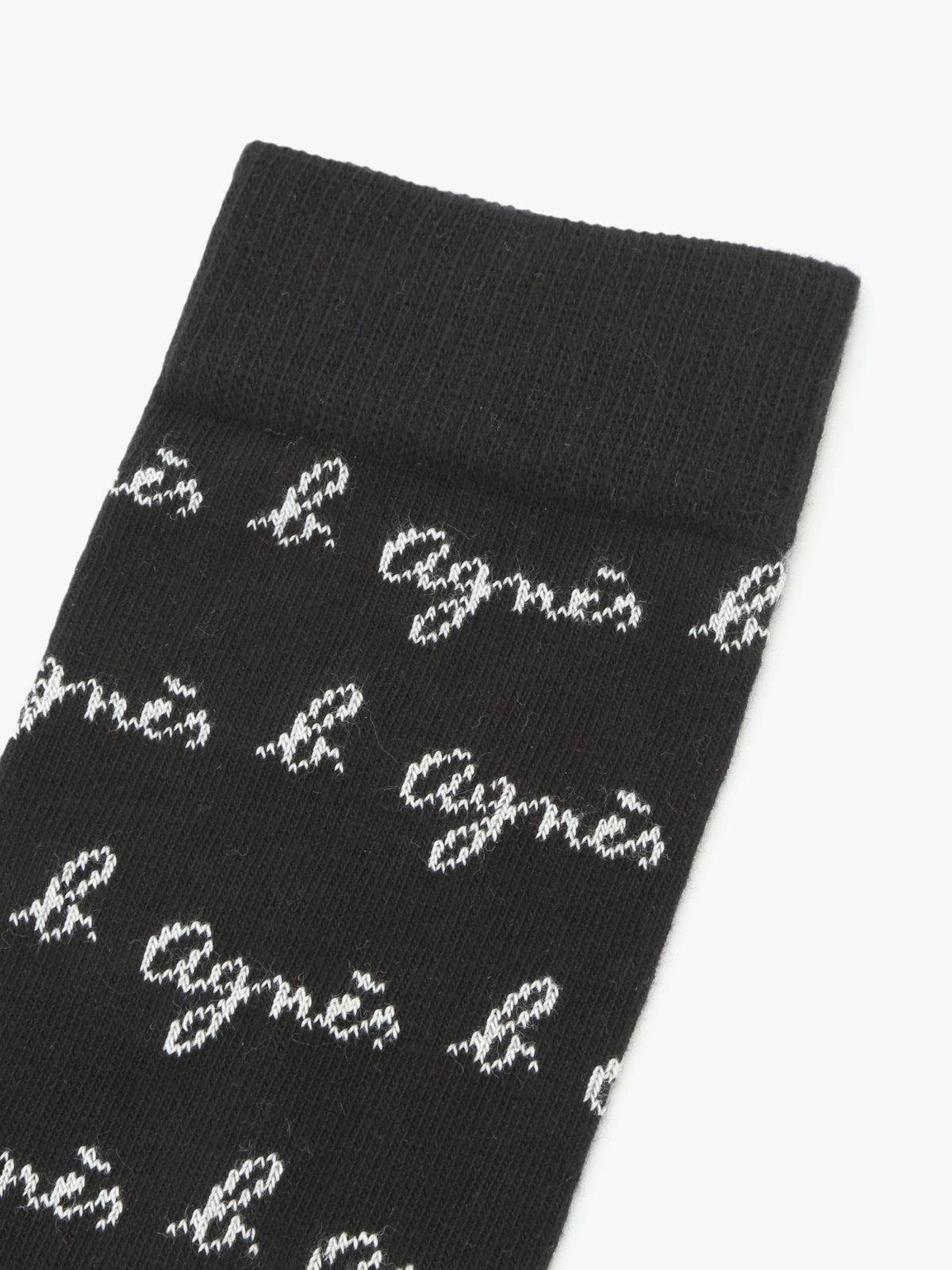 HOMME メンズ メンズ ロゴ ソックス ”Charles” ブラック