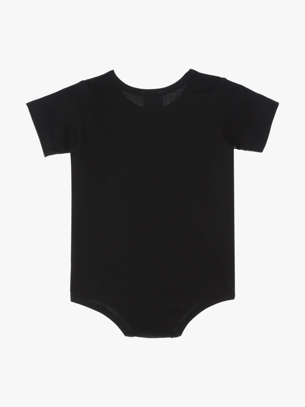 ENFANT ベビー ベビー ロゴ コットン 半袖 ボディスーツ 2枚組 ブラック