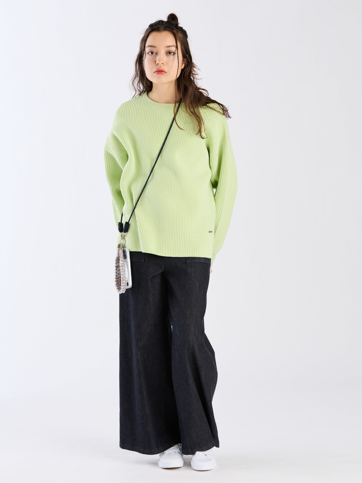 To b. by agnès b. 【Outlet】スポンジニットプルオーバー ブラック