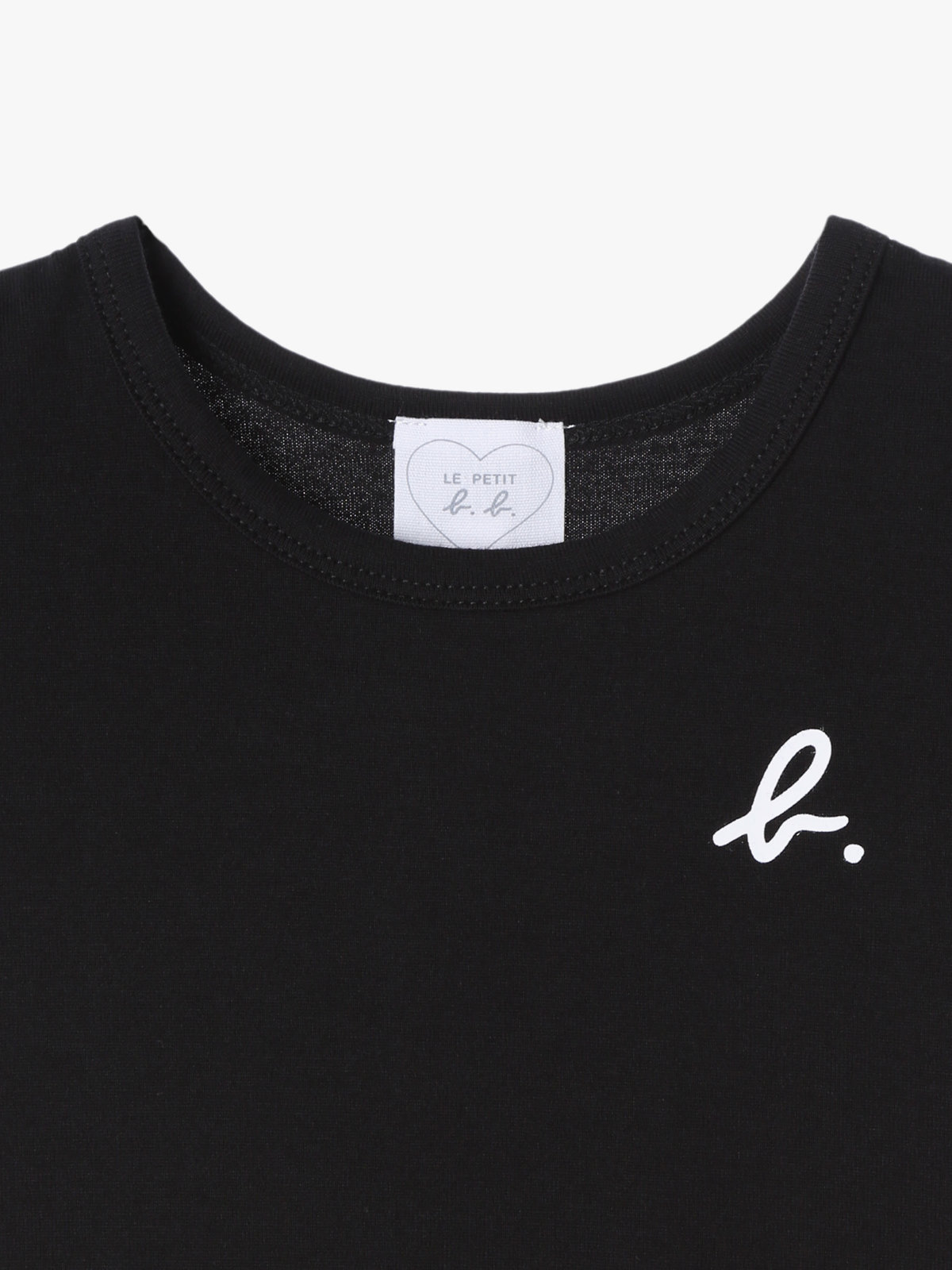 ENFANT ベビー ベビー ロゴ コットン 半袖 ボディスーツ 2枚組 ブラック