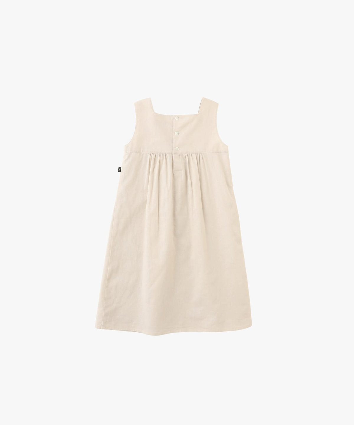 ENFANT ガールズ キッズ コットンリネン ノースリーブ ワンピース ベージュ系その他