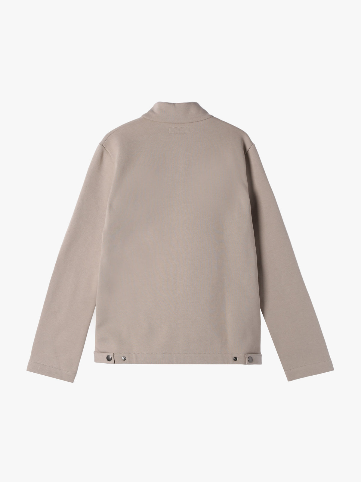 HOMME メンズ メンズ オーガニックコットン メルトン 長袖 カーディガンプレッション ”Yvan” ベージュ