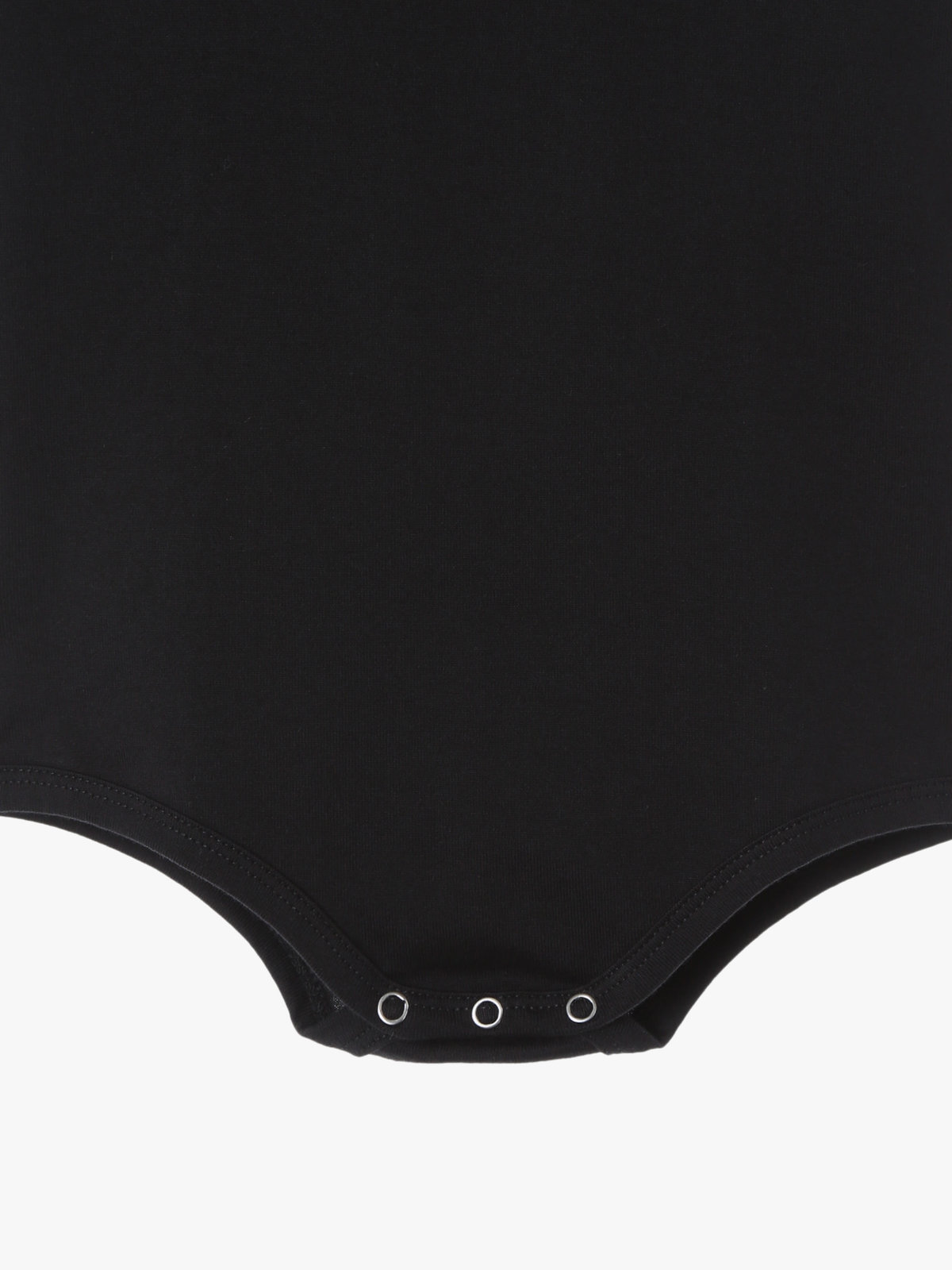 ENFANT ベビー ベビー ロゴ コットン 半袖 ボディスーツ 2枚組 ブラック