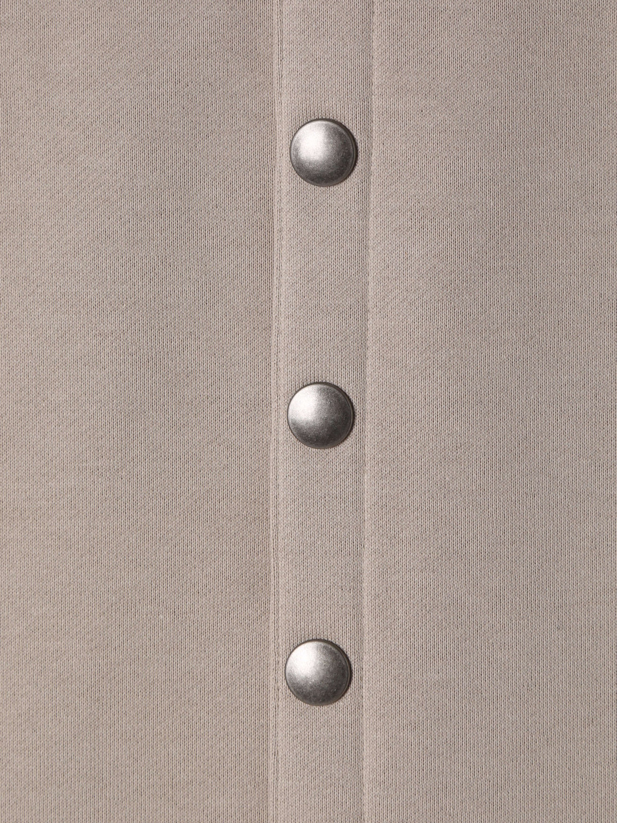 HOMME メンズ メンズ オーガニックコットン メルトン 長袖 カーディガンプレッション ”Yvan” ベージュ