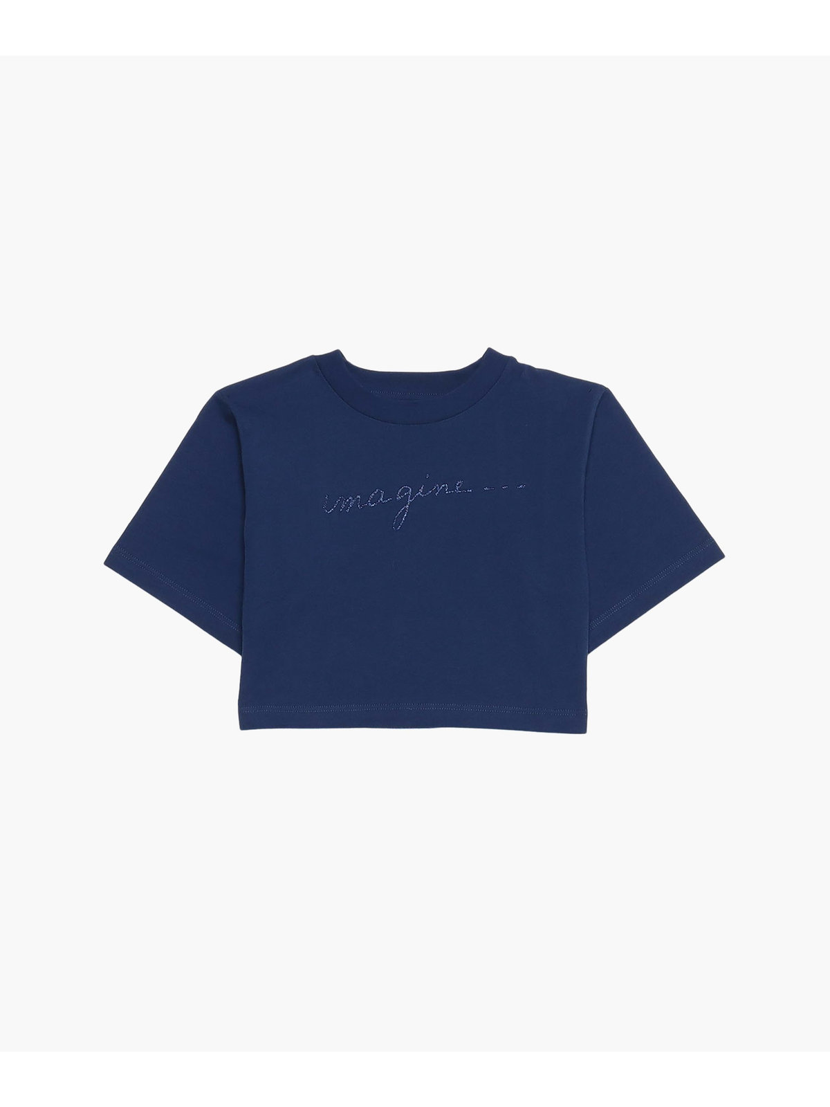 ENFANT ガールズ SDP1 E TS キッズ Tシャツ ネイビー