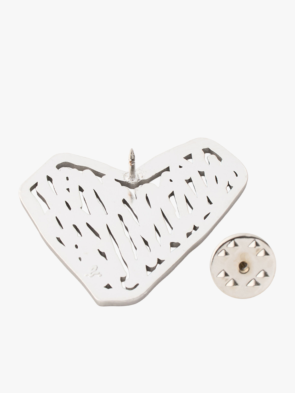 FEMME ウィメンズ ハート ピンバッジ シルバー