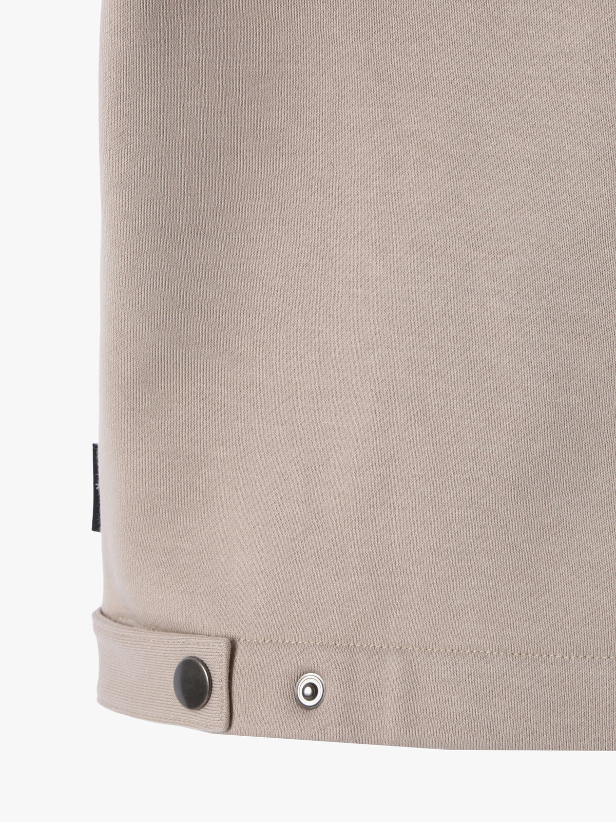 HOMME メンズ メンズ オーガニックコットン メルトン 長袖 カーディガンプレッション ”Yvan” ベージュ