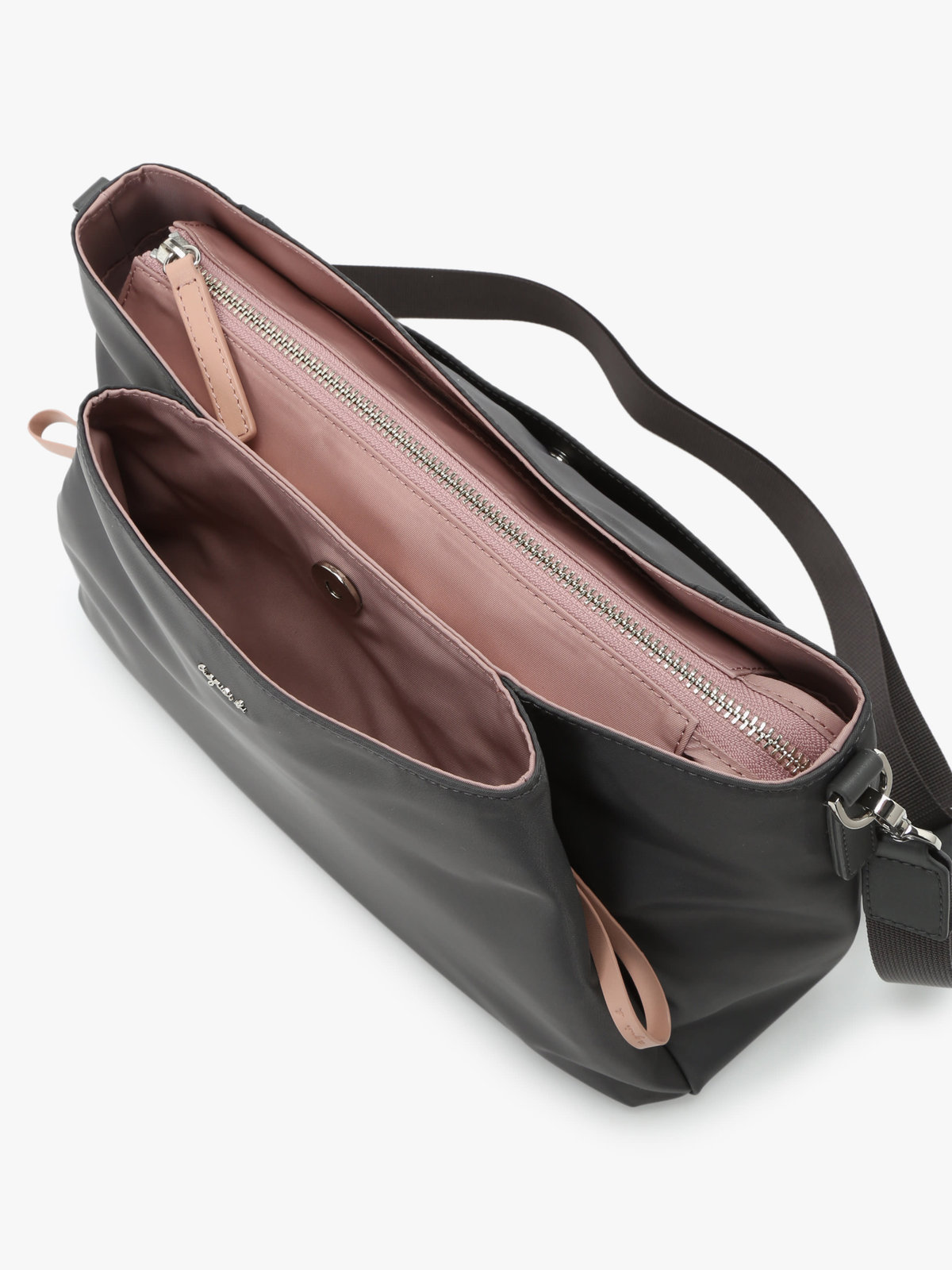 VOYAGE ウィメンズ バッグ＆ウォレット ナイロン 2way ミディアム ショルダーバッグ "Origami" ABS07-02 グレー